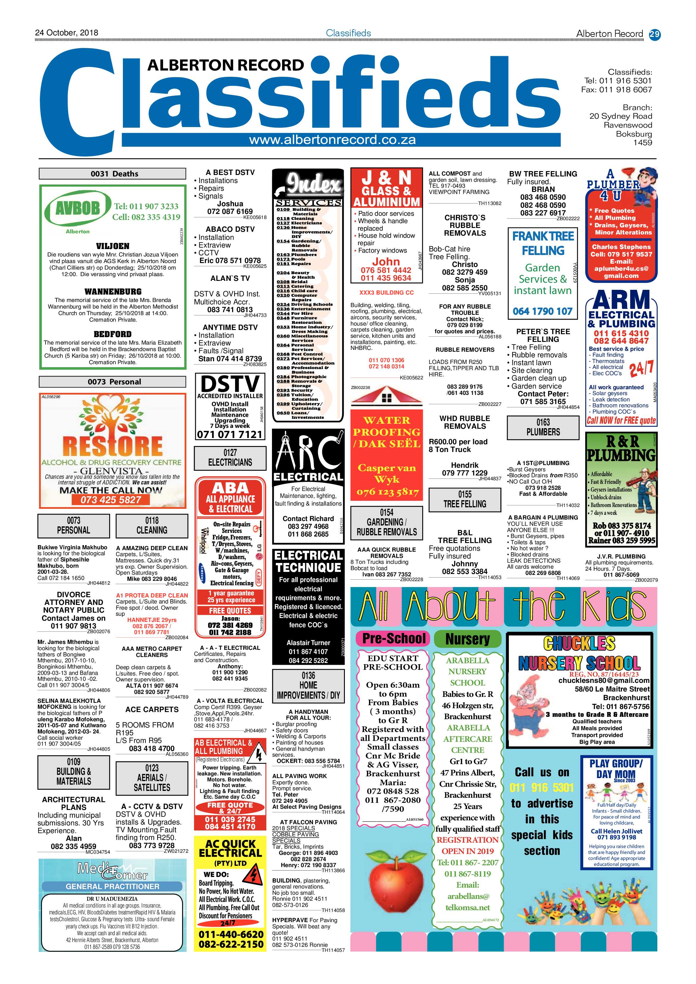 Alberton Record 24 October 2018 page 29