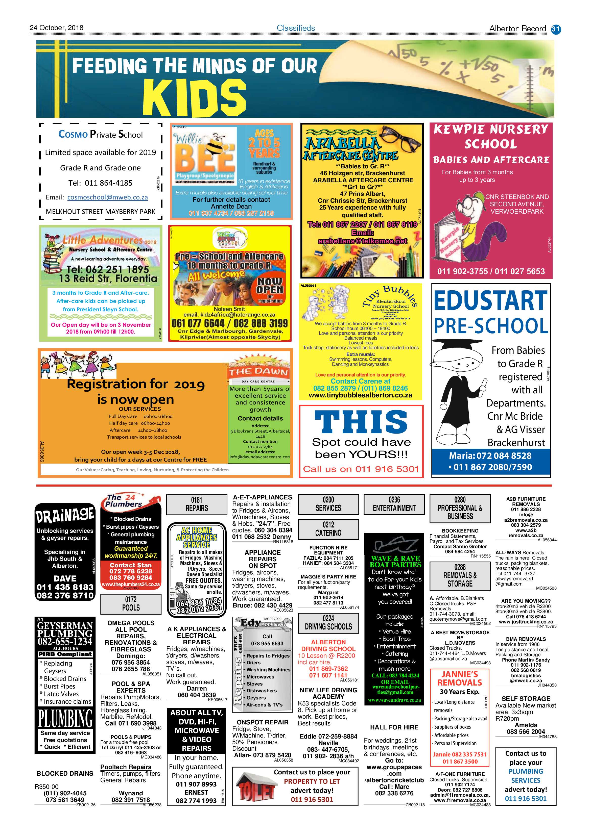 Alberton Record 24 October 2018 page 31