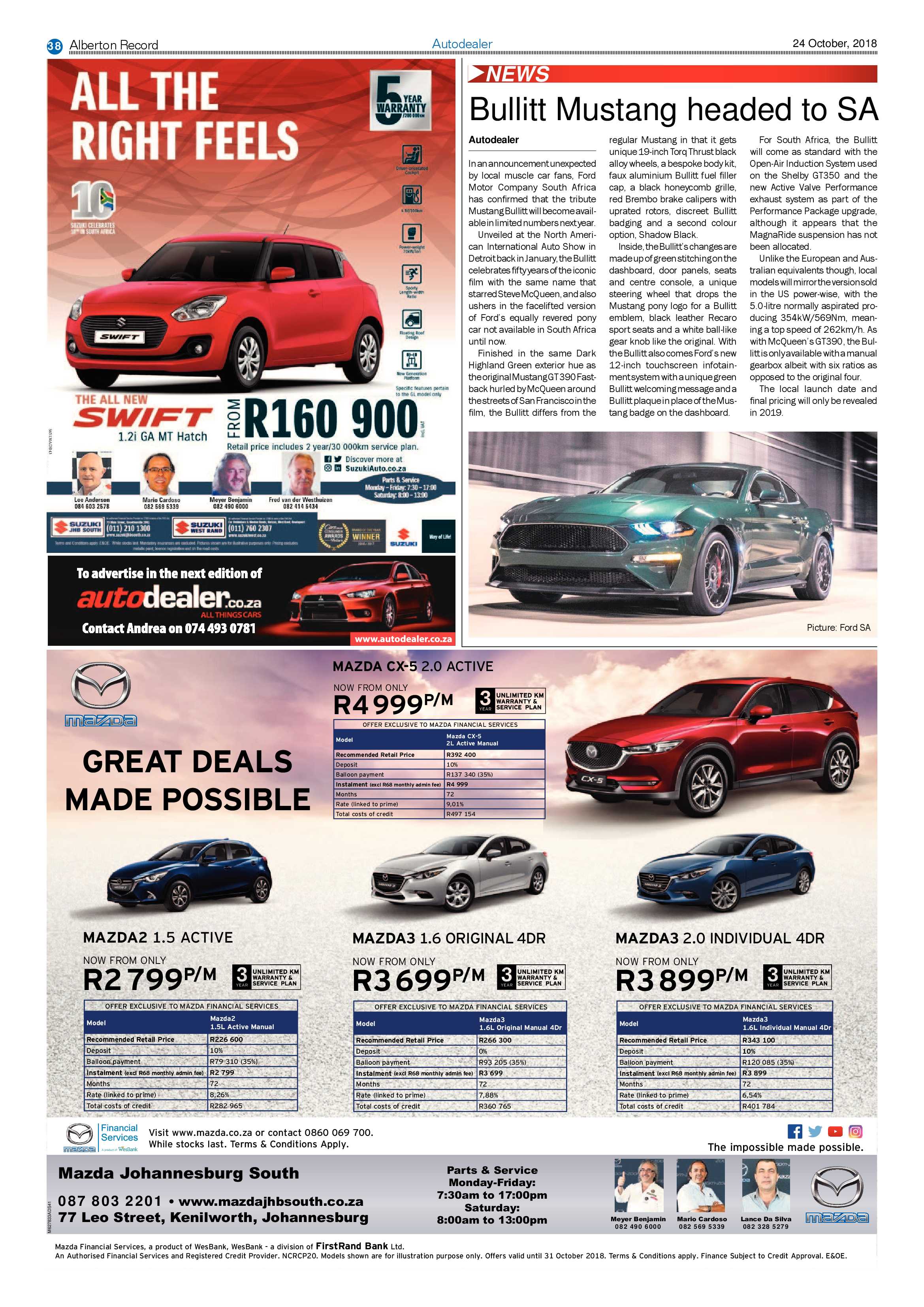 Alberton Record 24 October 2018 page 38