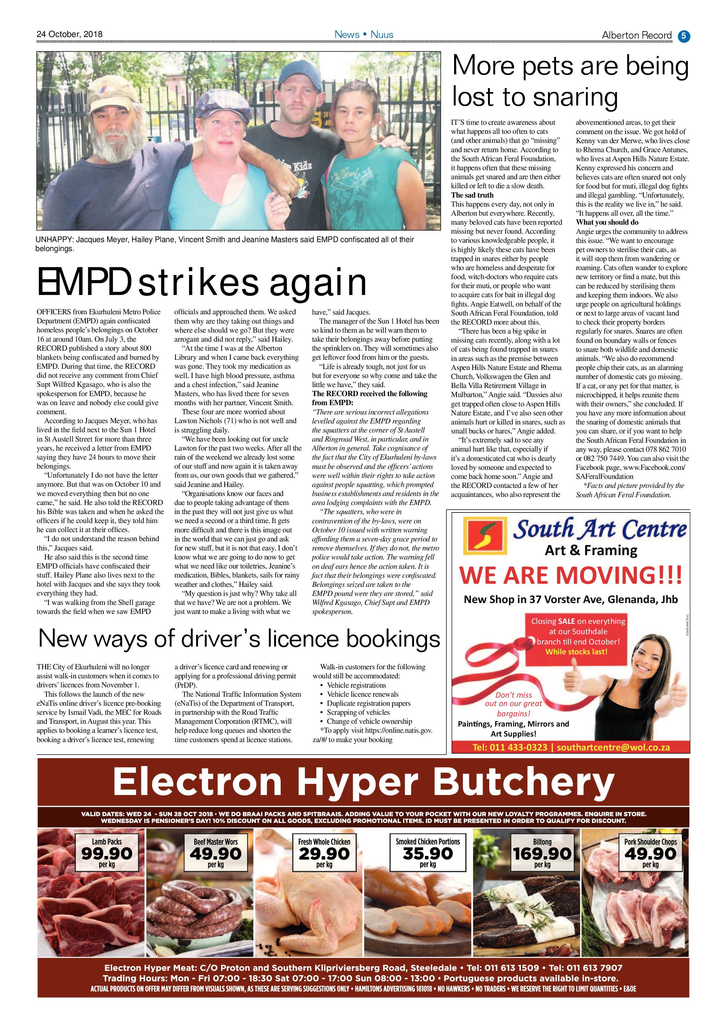 Alberton Record 24 October 2018 page 5
