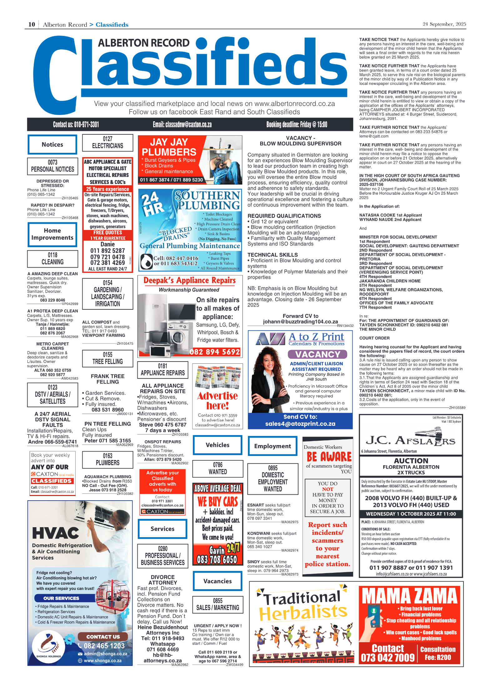 Alberton Record 24 September 2025 page 10