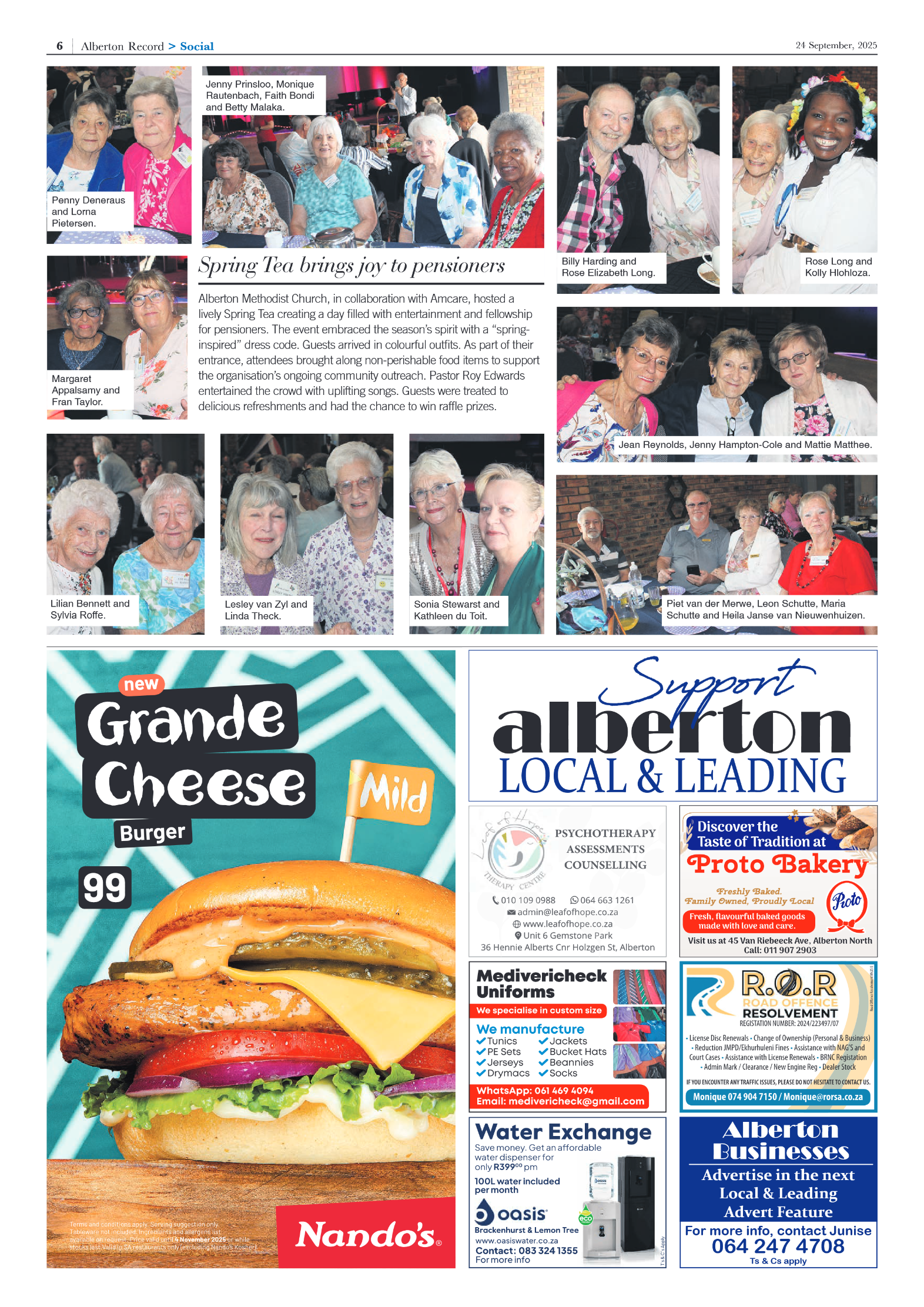 Alberton Record 24 September 2025 page 6