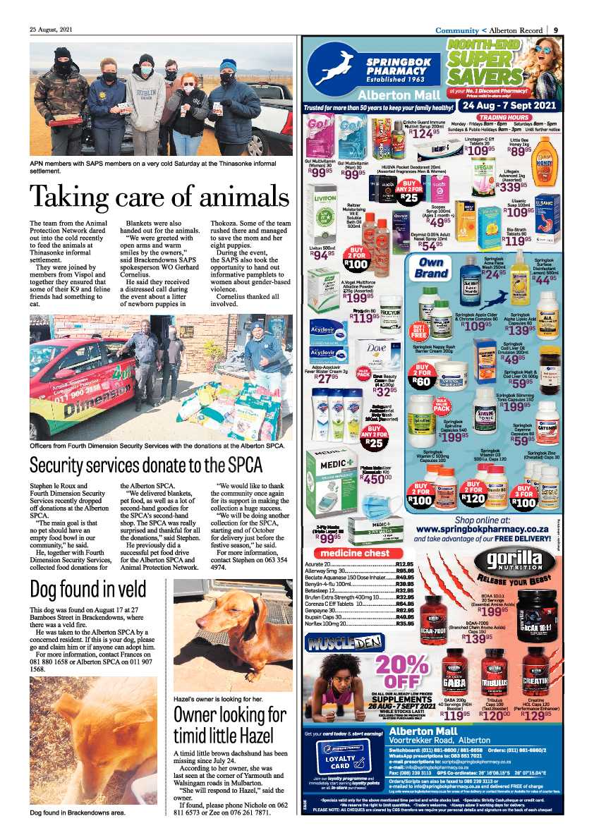 Alberton Record 25 August 2021 page 11