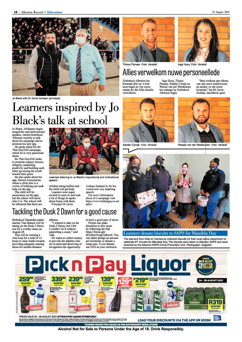 Alberton Record 25 August 2021 page 20