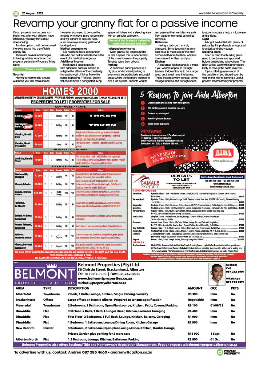 Alberton Record 25 August 2021 page 22
