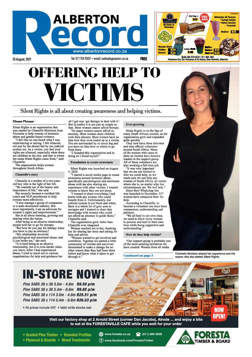 Alberton Record 25 August 2021 page 3