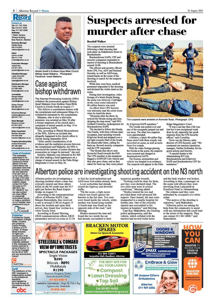 Alberton Record 25 August 2021 page 4