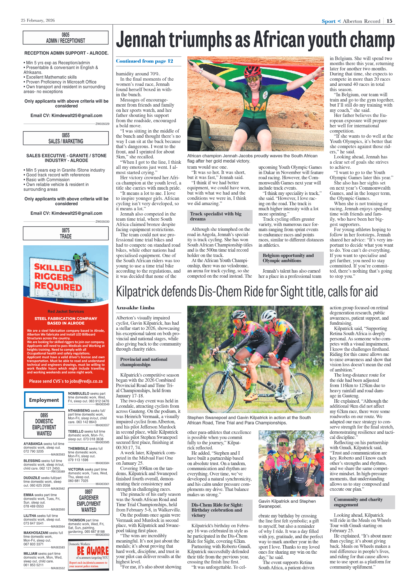 Alberton Record 25 February 2026 page 11