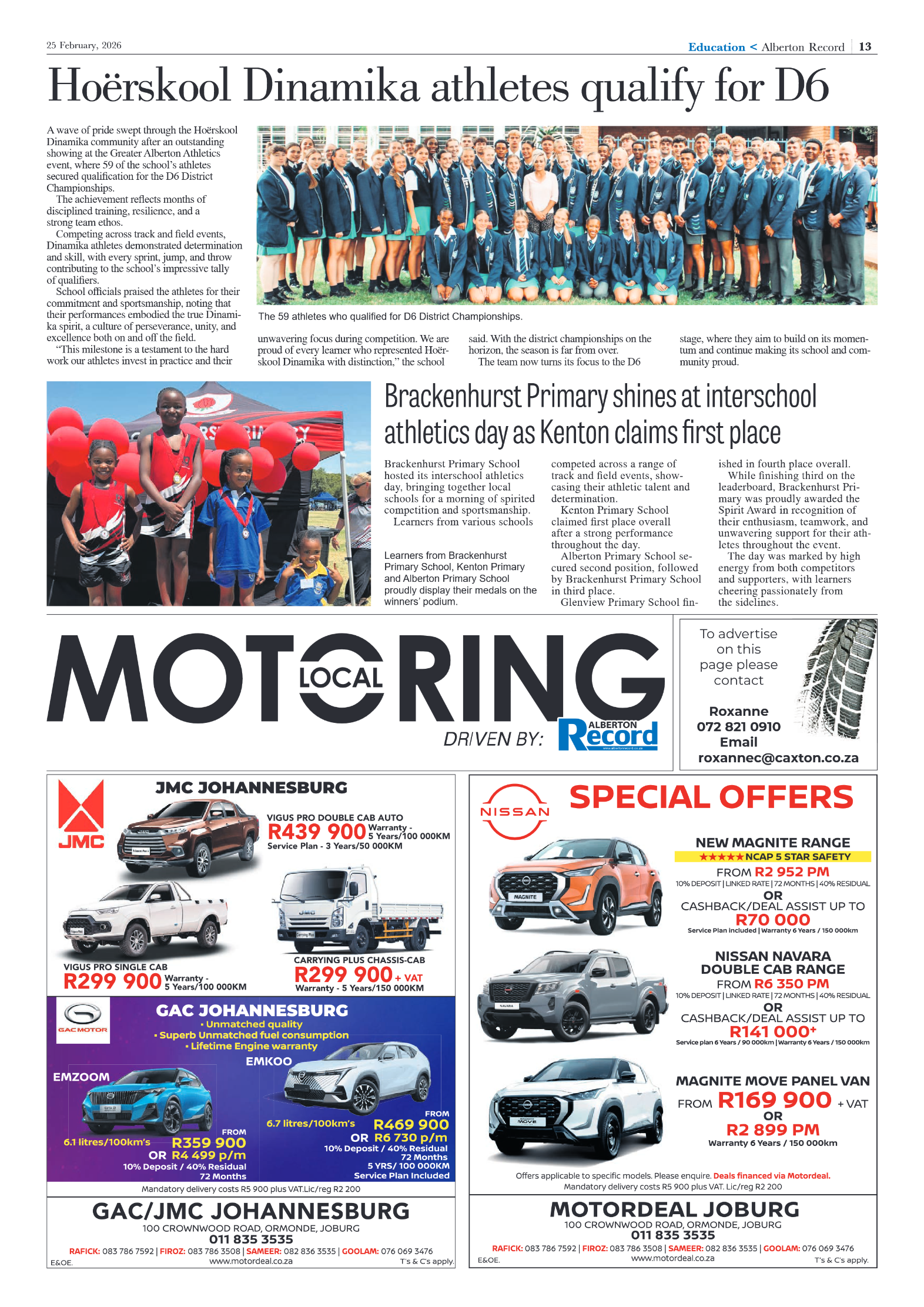 Alberton Record 25 February 2026 page 9