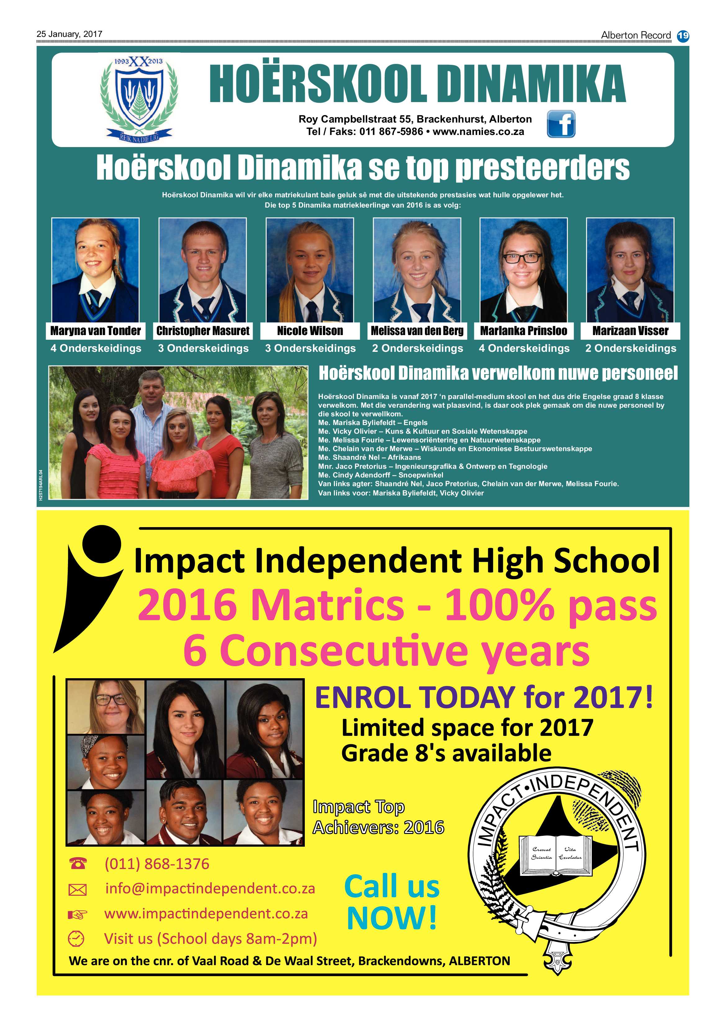 Alberton Record 25 January 2017 page 19