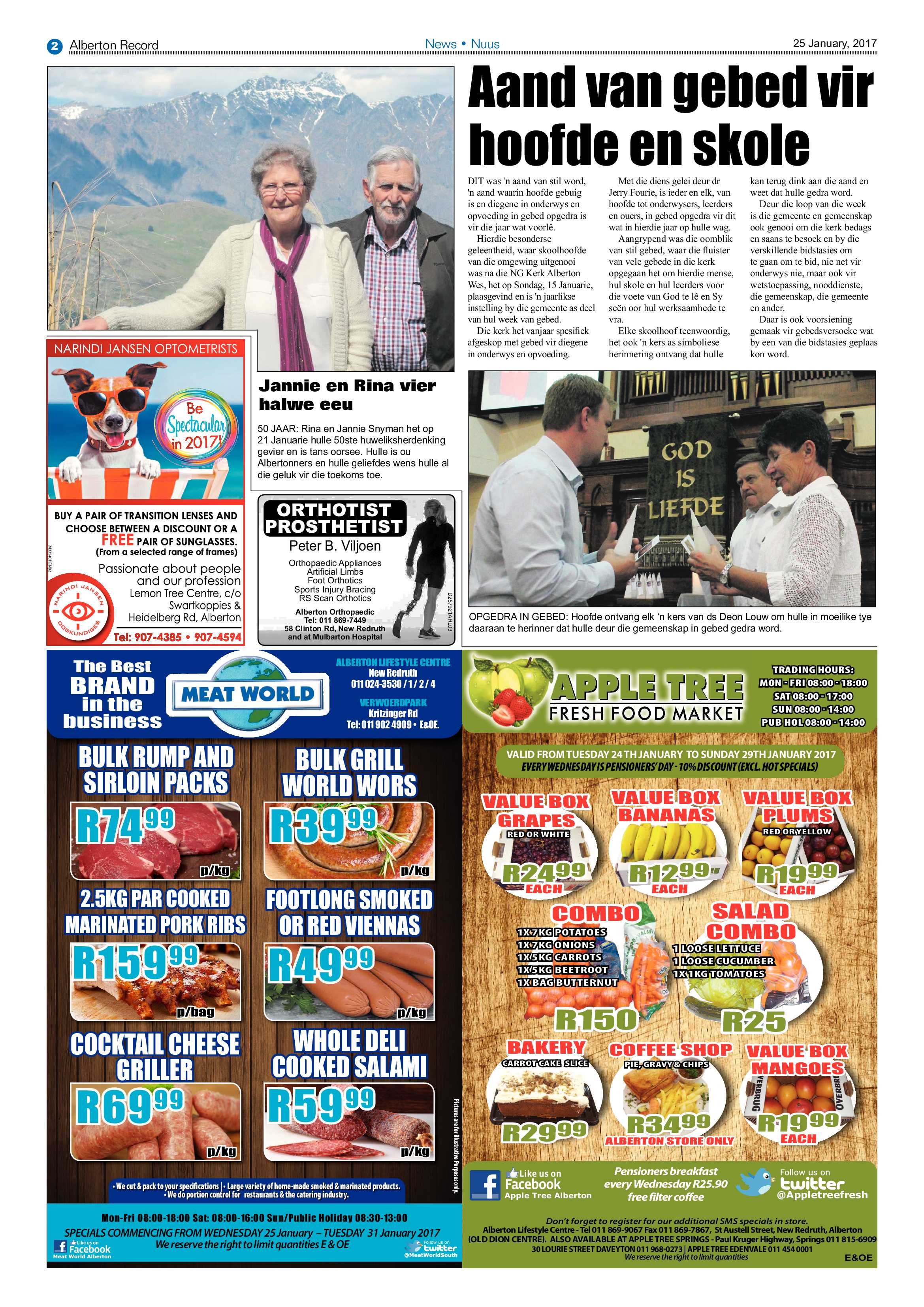 Alberton Record 25 January 2017 page 2