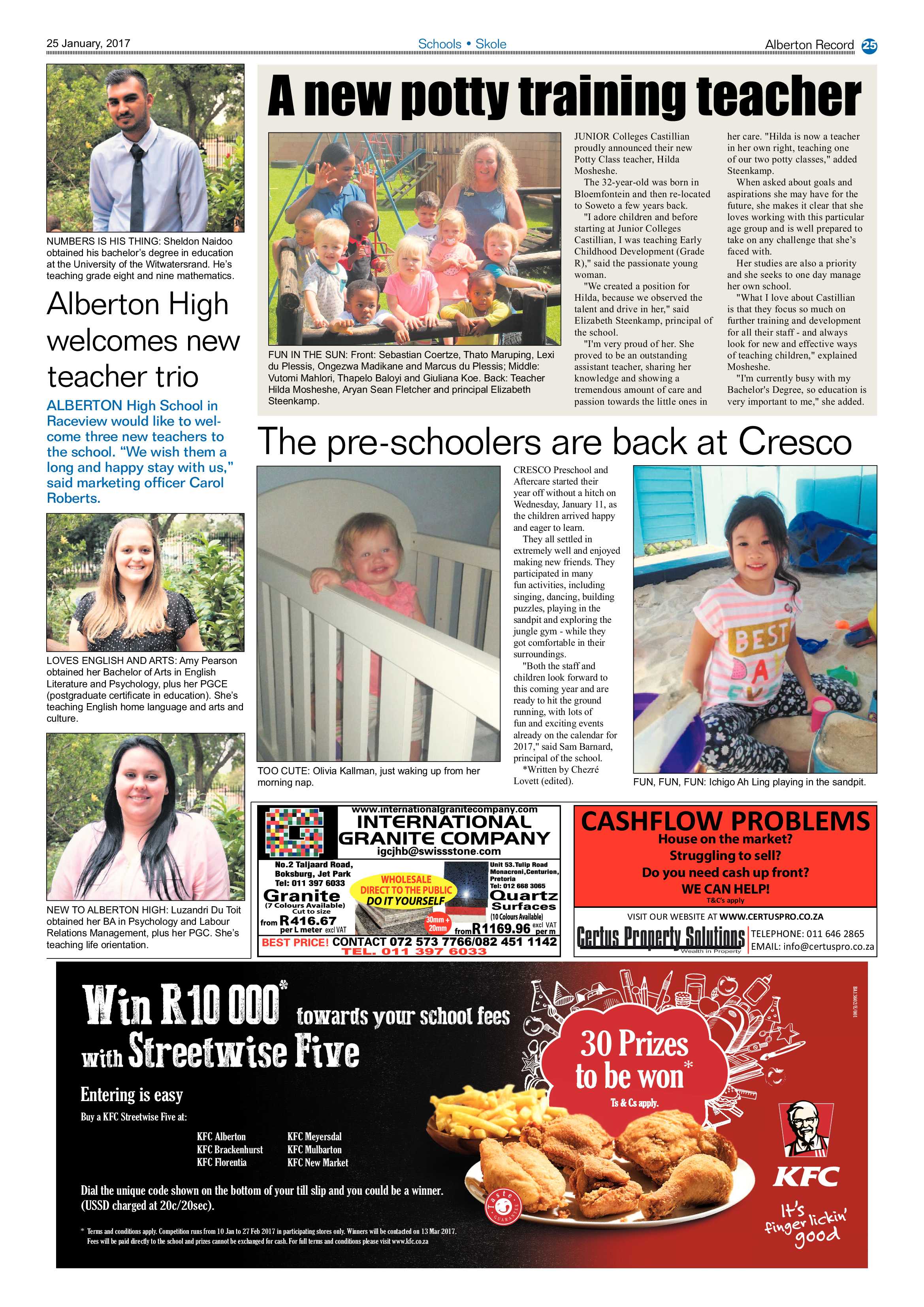 Alberton Record 25 January 2017 page 25