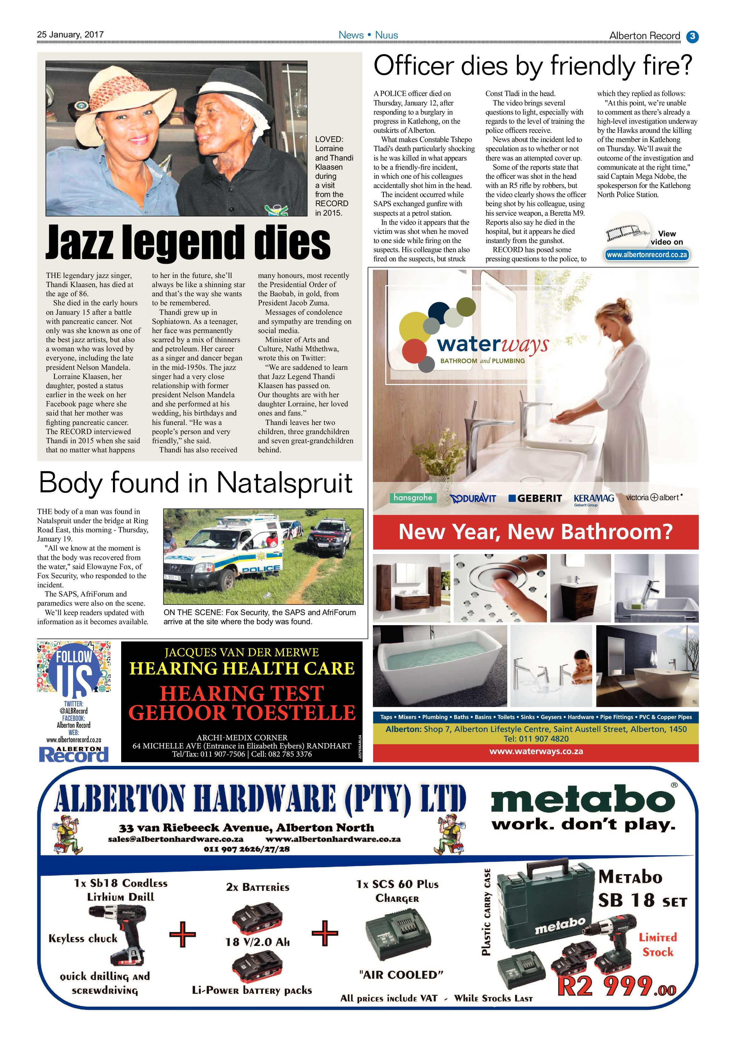 Alberton Record 25 January 2017 page 3