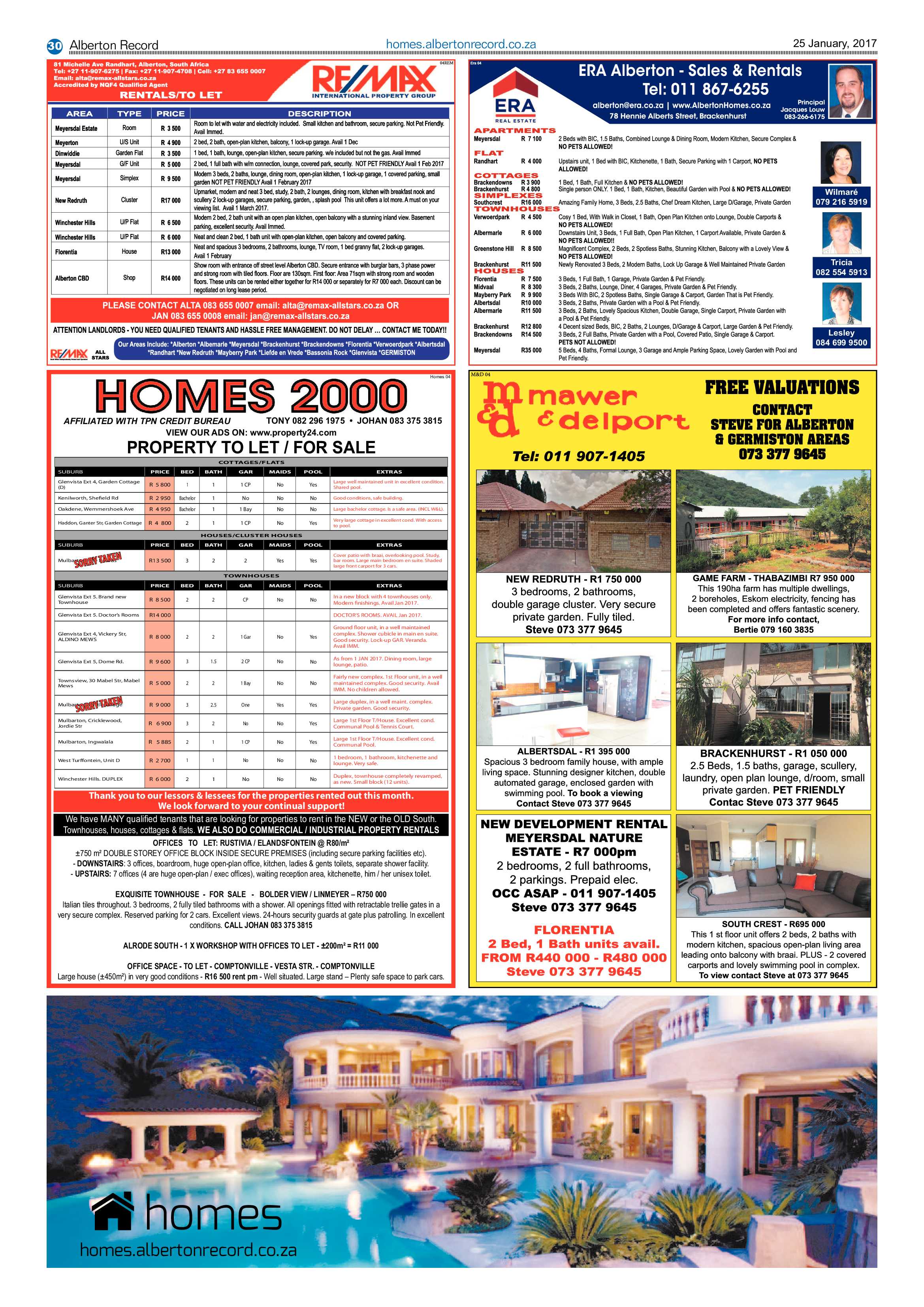 Alberton Record 25 January 2017 page 30