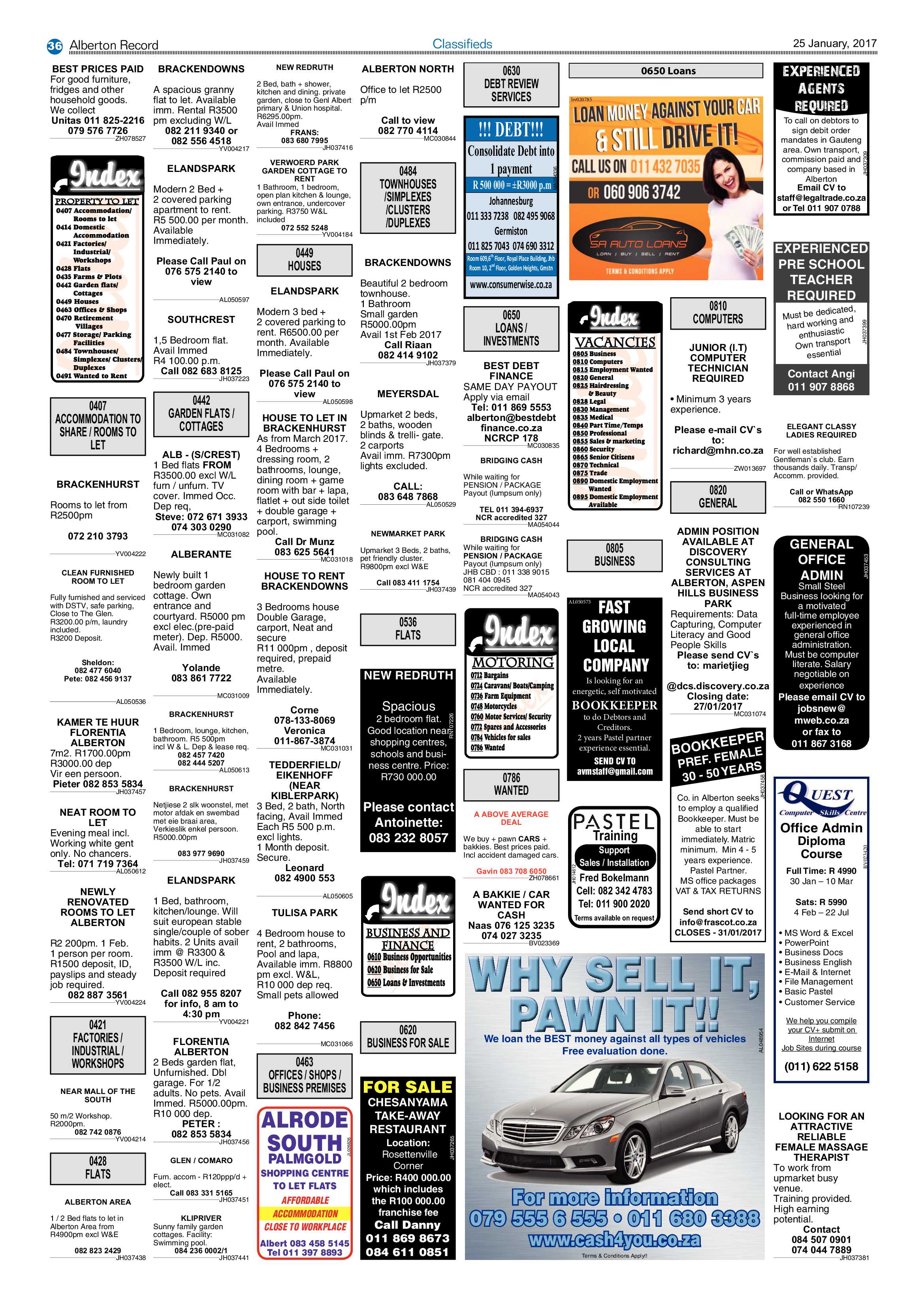 Alberton Record 25 January 2017 page 36
