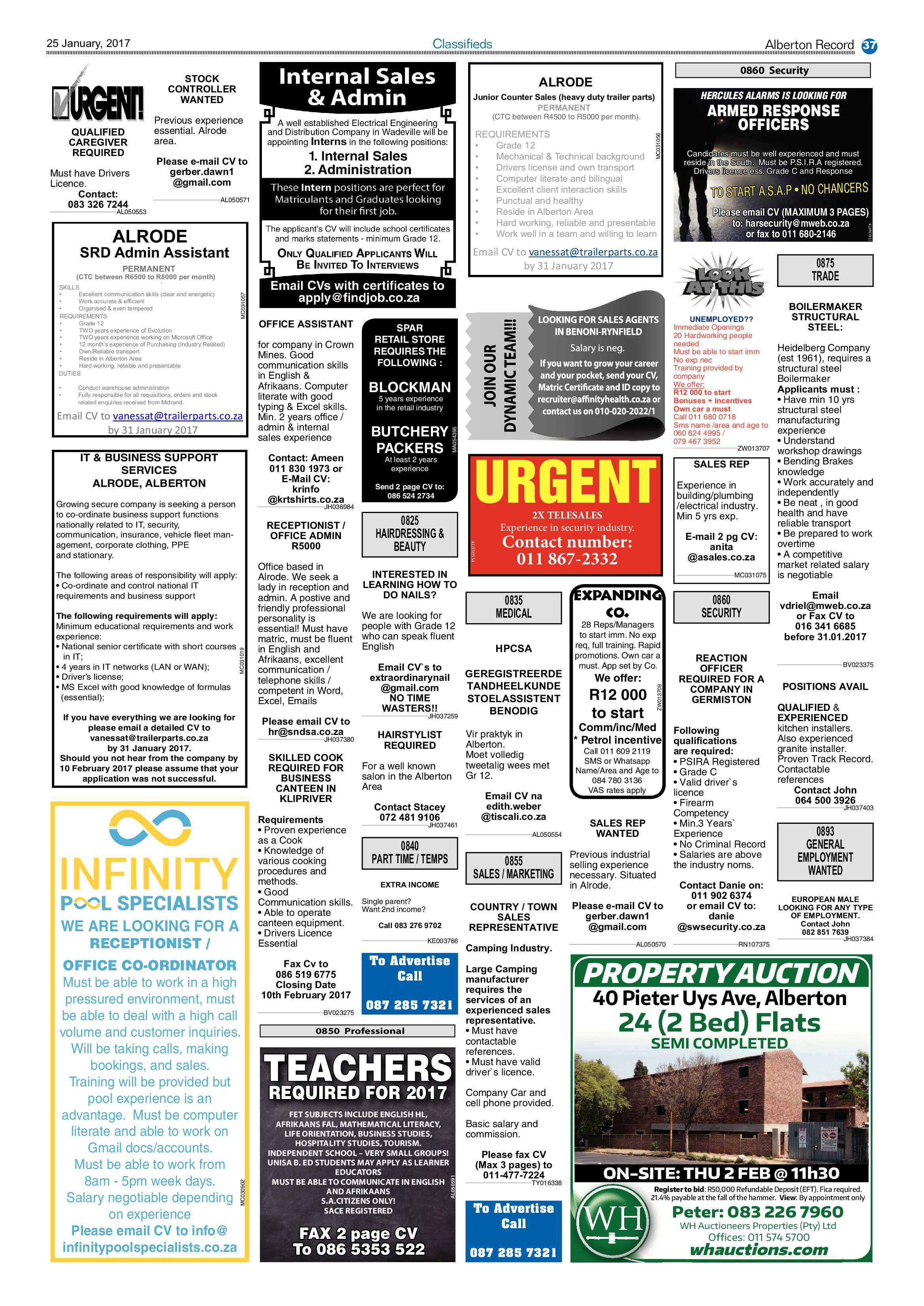 Alberton Record 25 January 2017 page 37