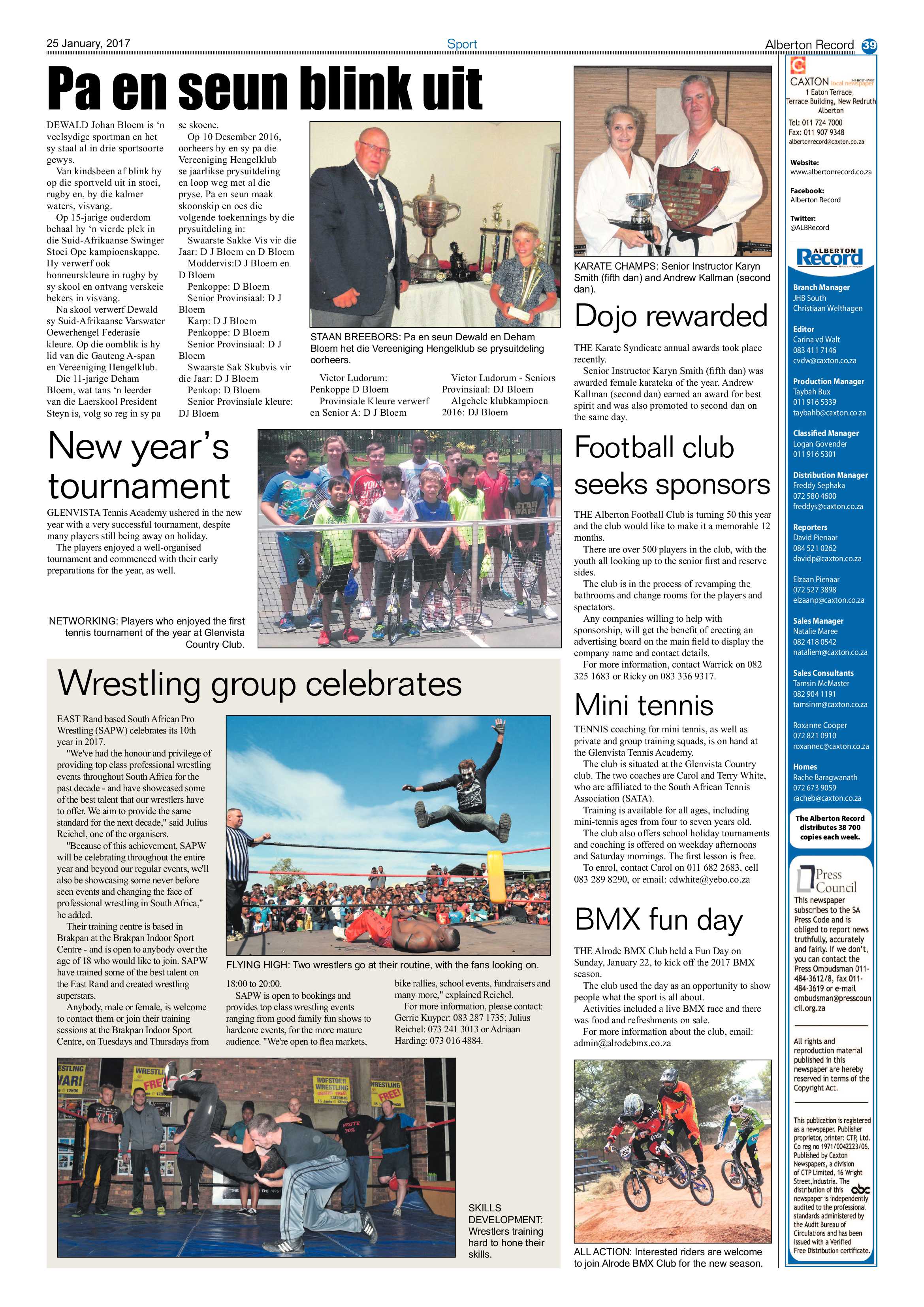 Alberton Record 25 January 2017 page 39
