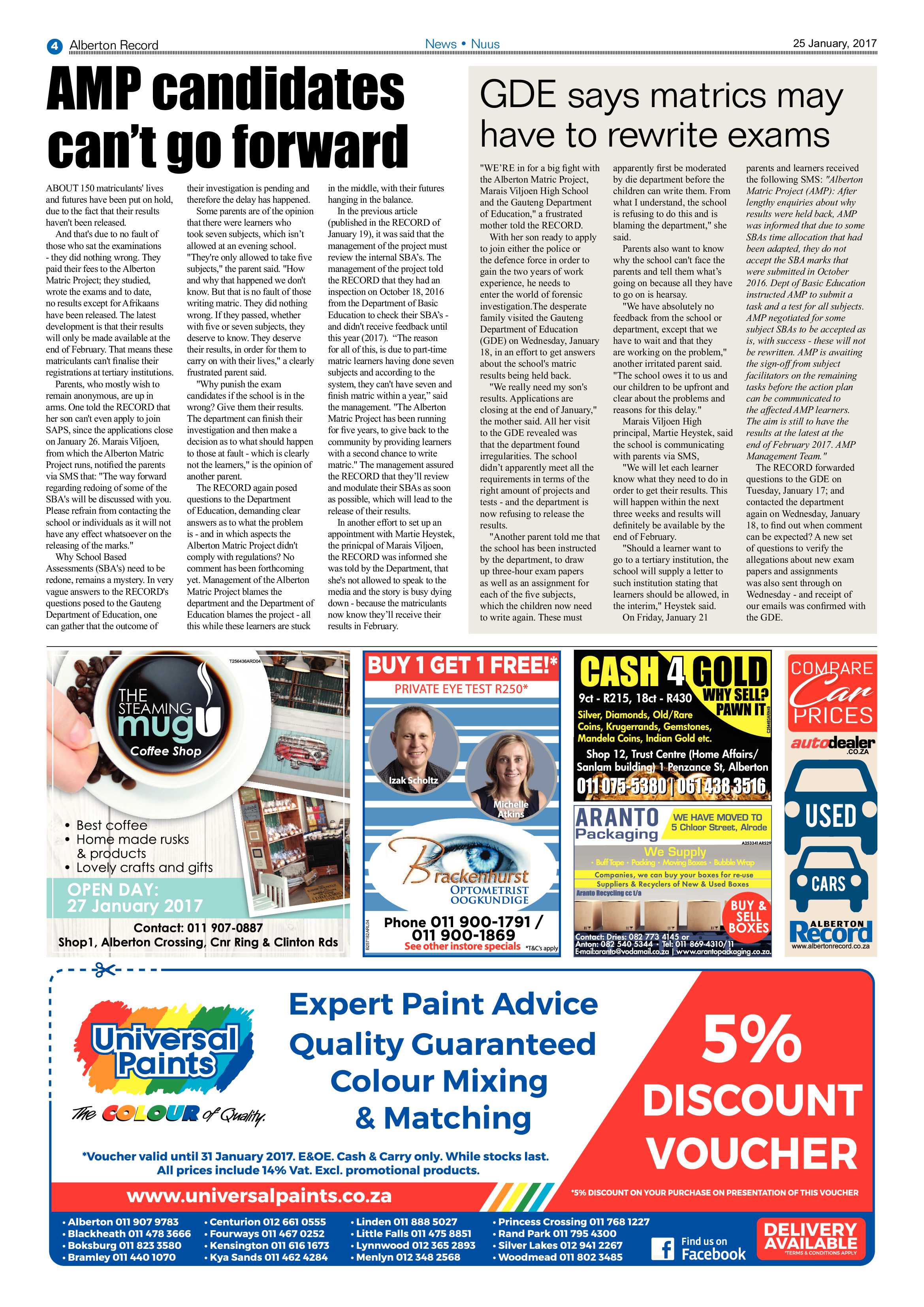 Alberton Record 25 January 2017 page 4