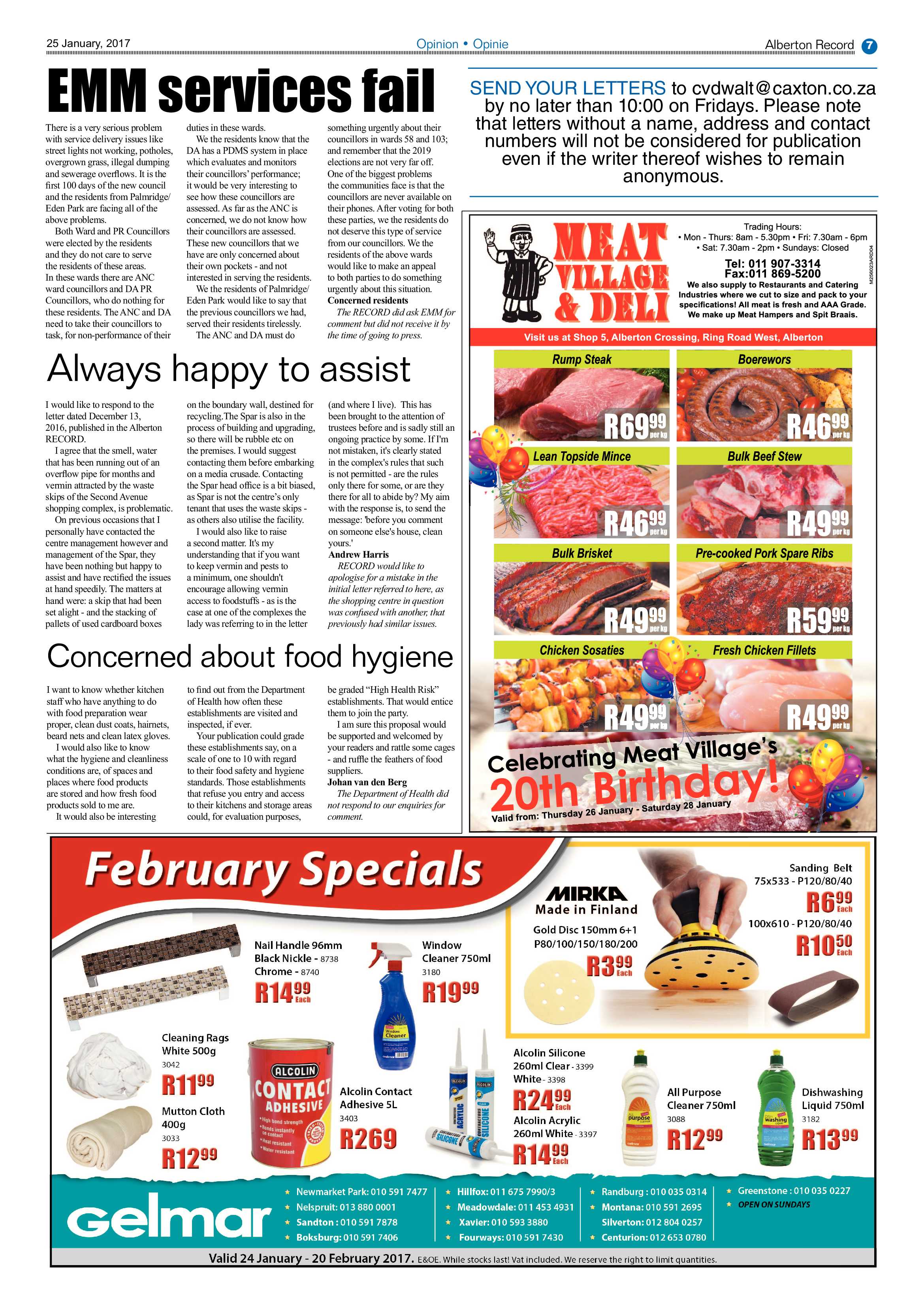Alberton Record 25 January 2017 page 7
