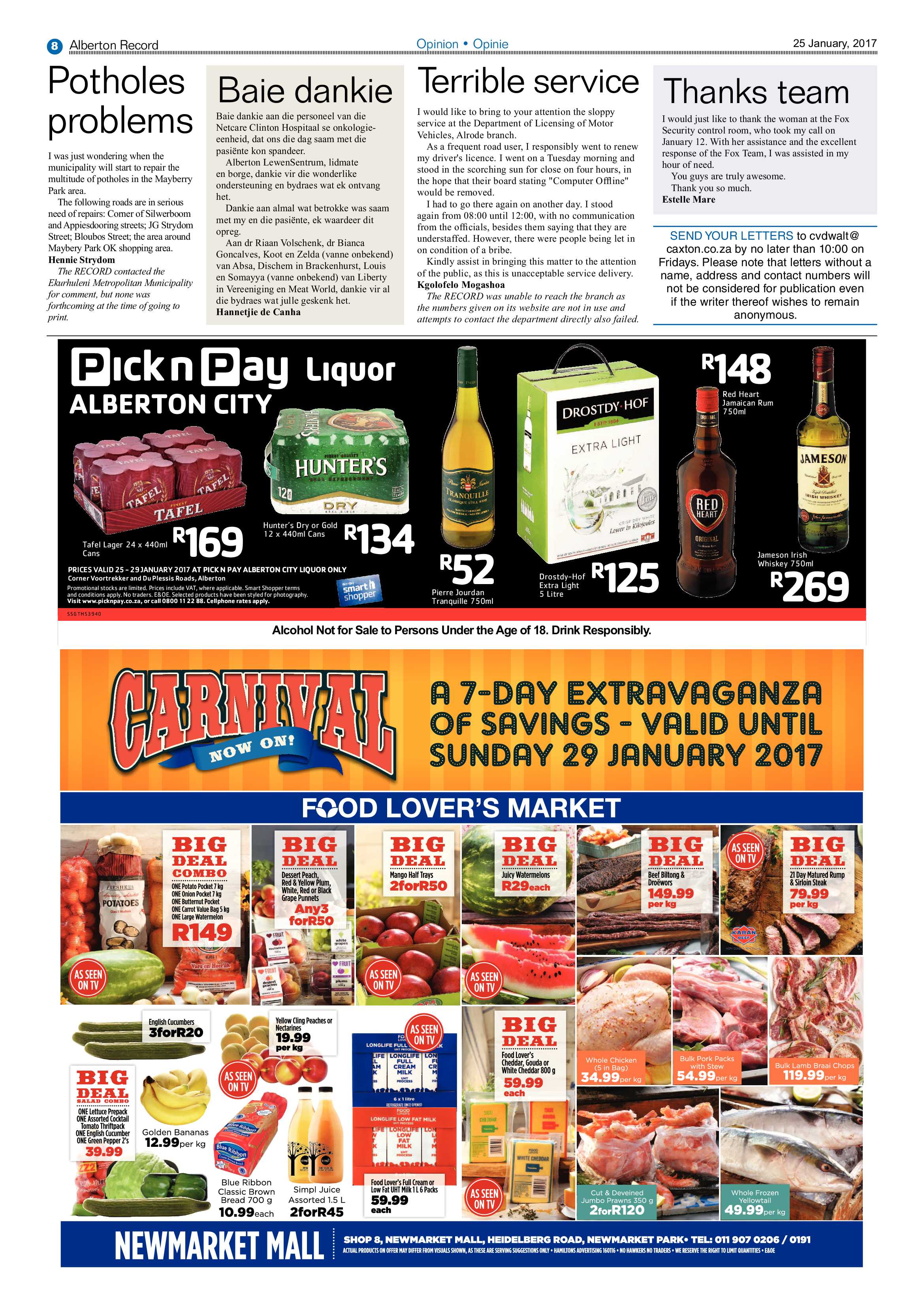 Alberton Record 25 January 2017 page 8