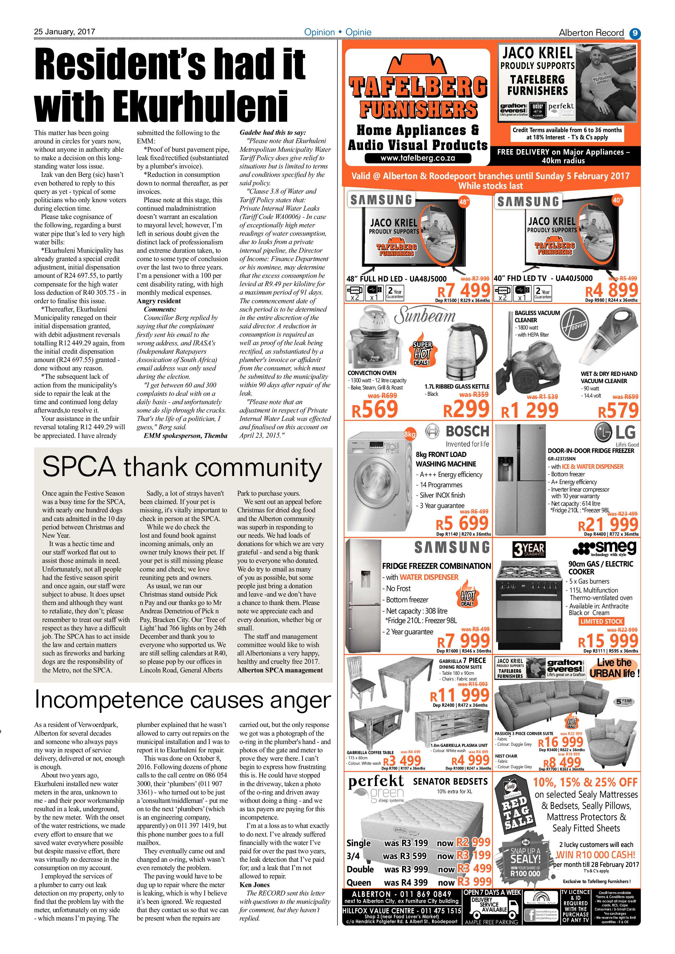 Alberton Record 25 January 2017 page 9