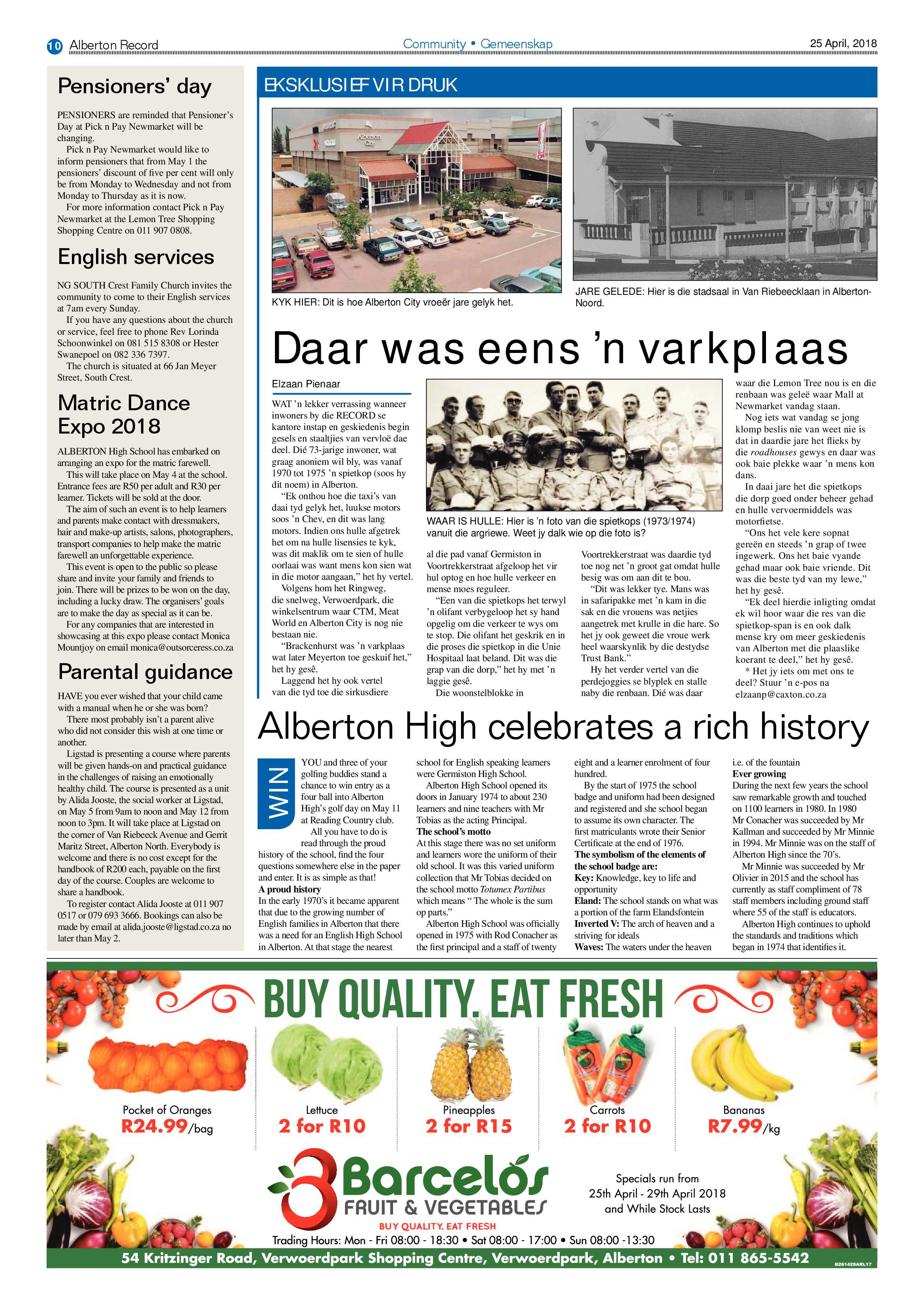 Alberton Record 25 April 2018 page 10