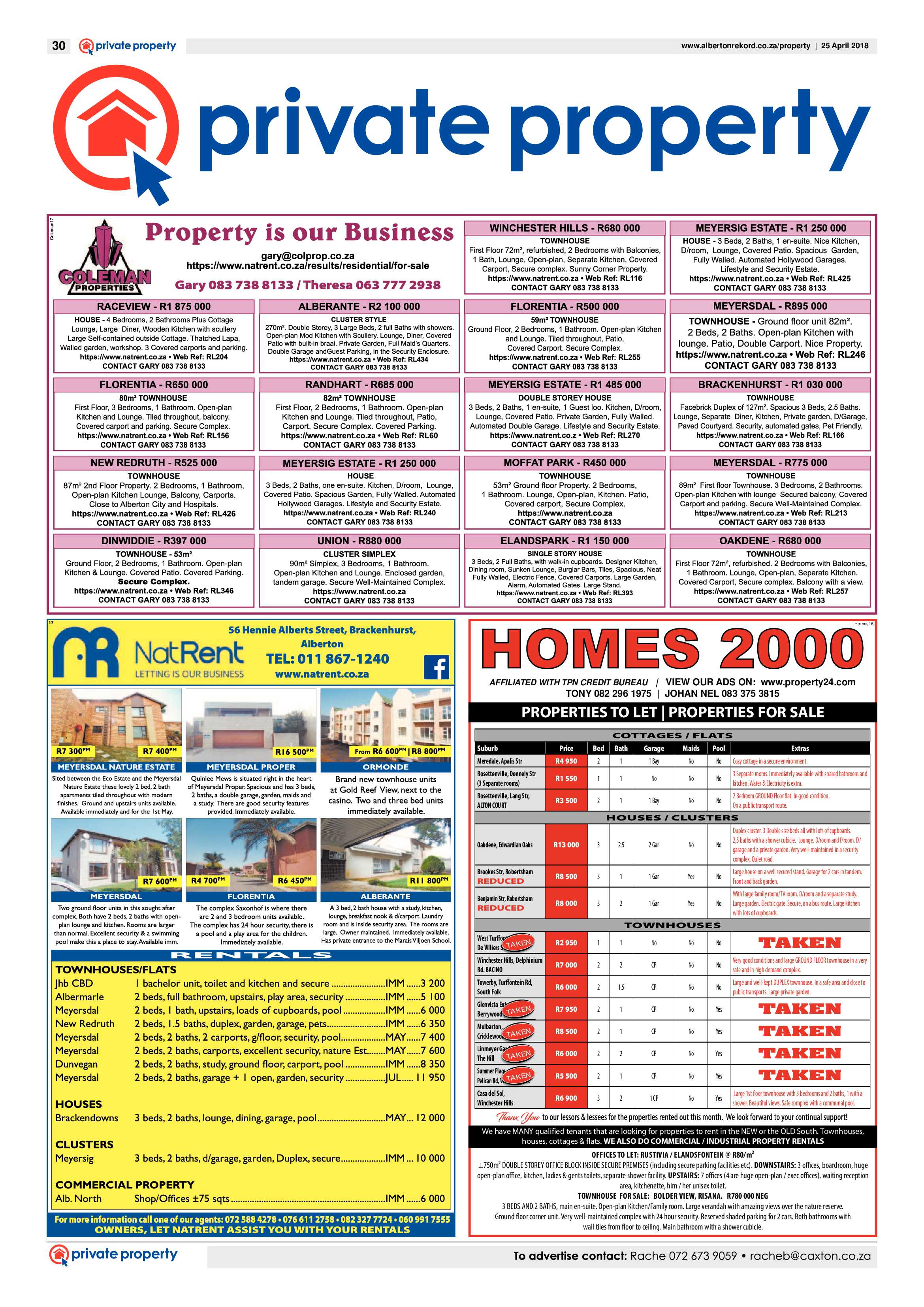 Alberton Record 25 April 2018 page 30