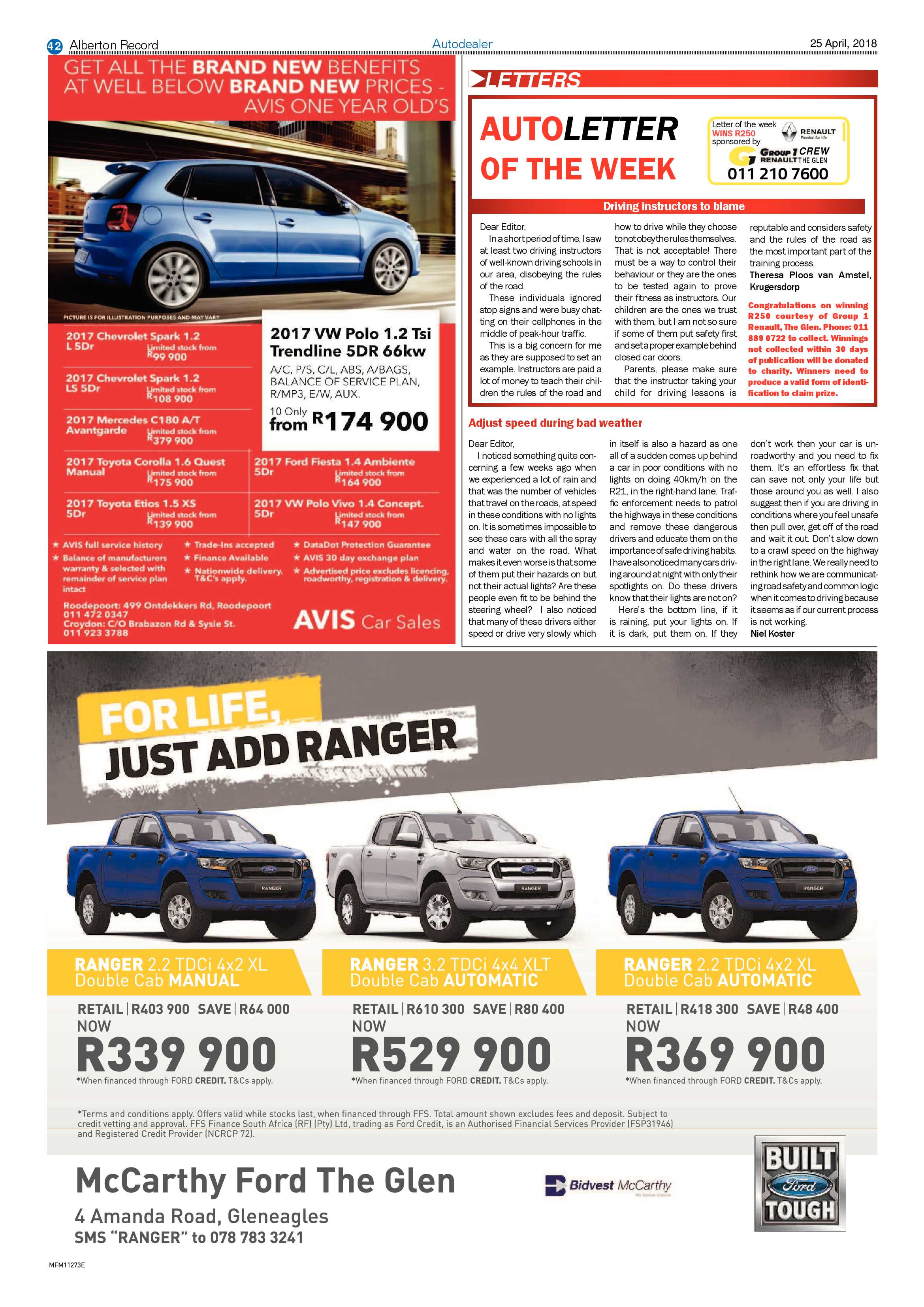 Alberton Record 25 April 2018 page 42