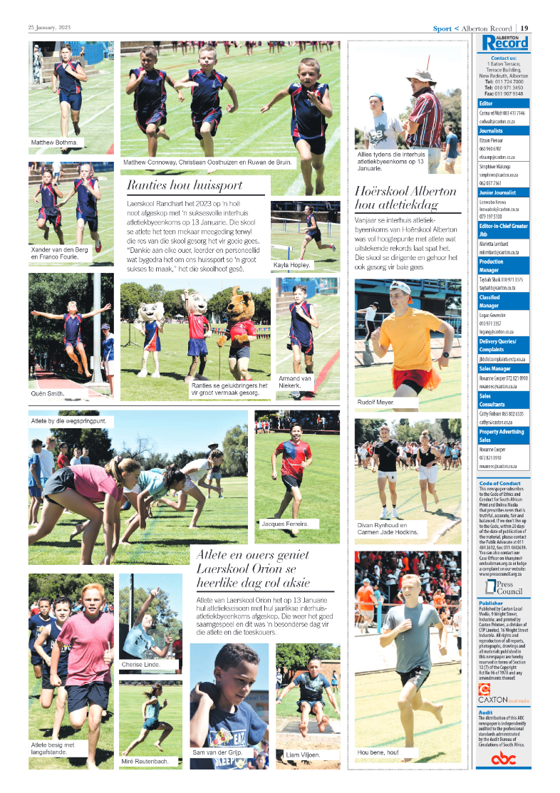 Alberton Record 25 January 2023 page 21