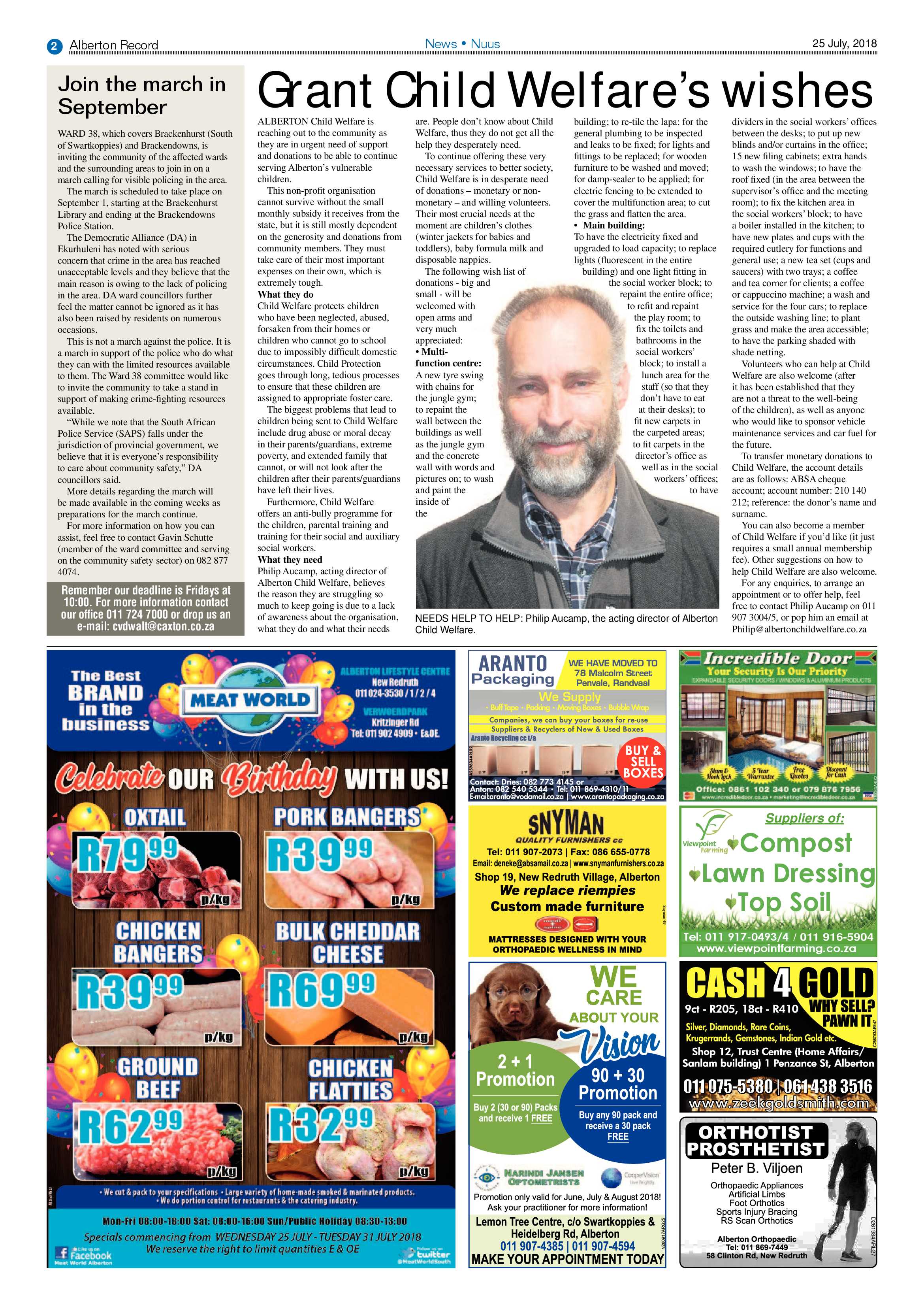 Alberton Record 25 July 2018 page 2