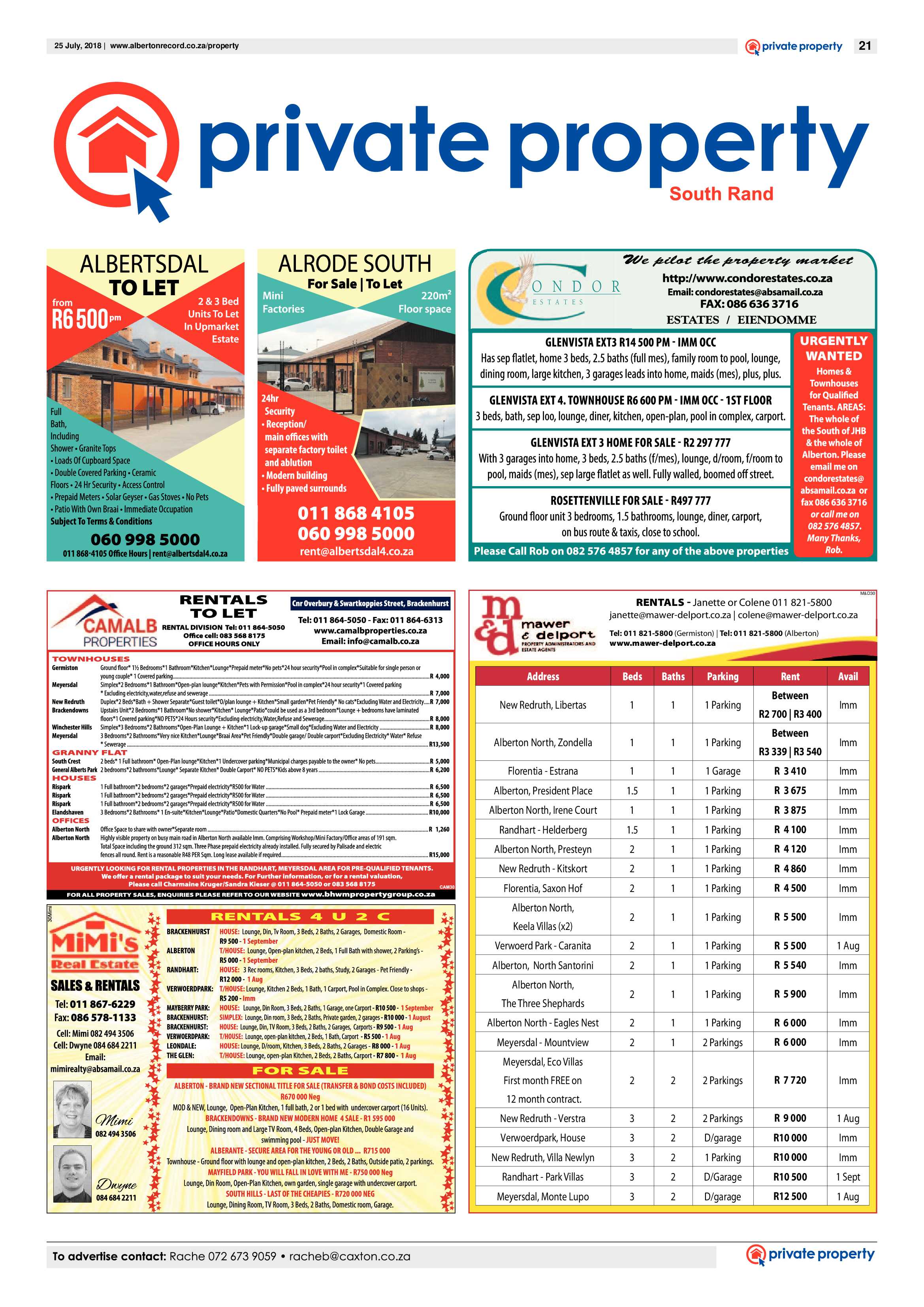 Alberton Record 25 July 2018 page 21