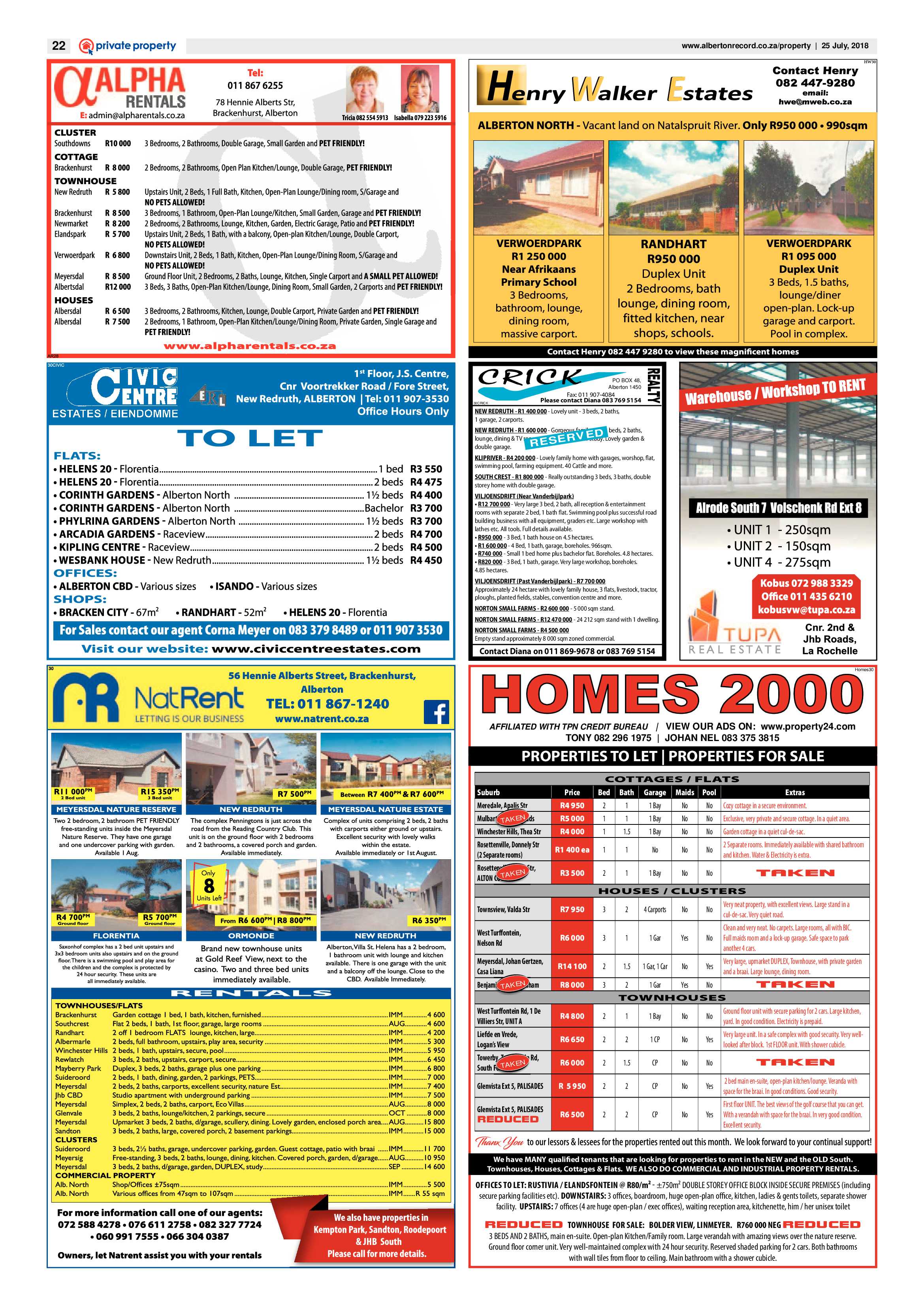 Alberton Record 25 July 2018 page 22