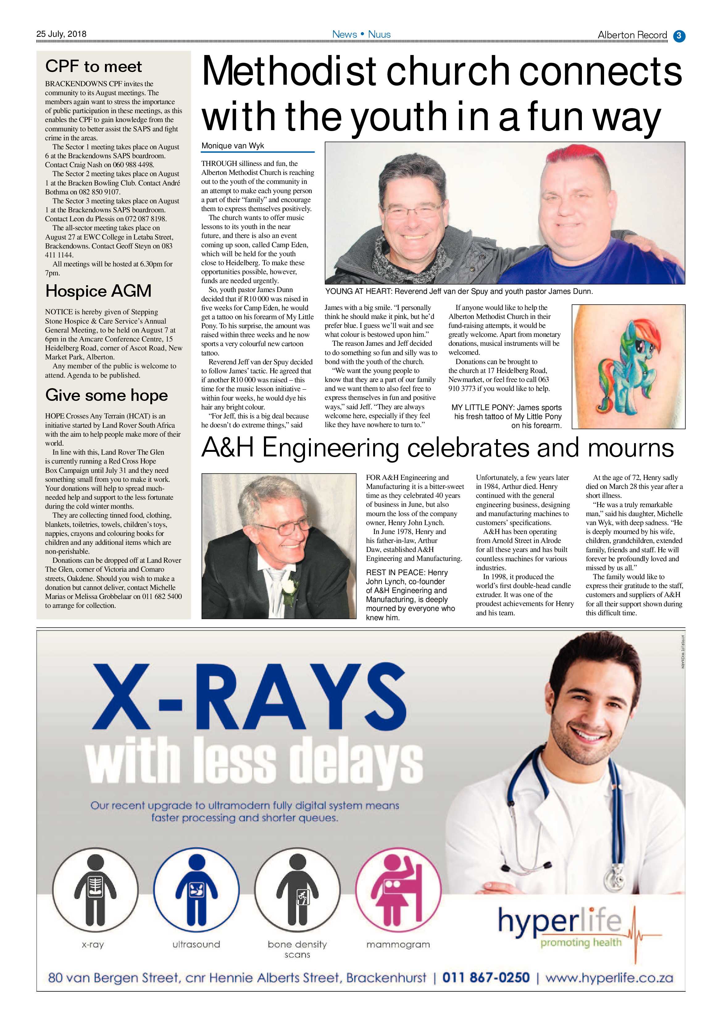 Alberton Record 25 July 2018 page 3