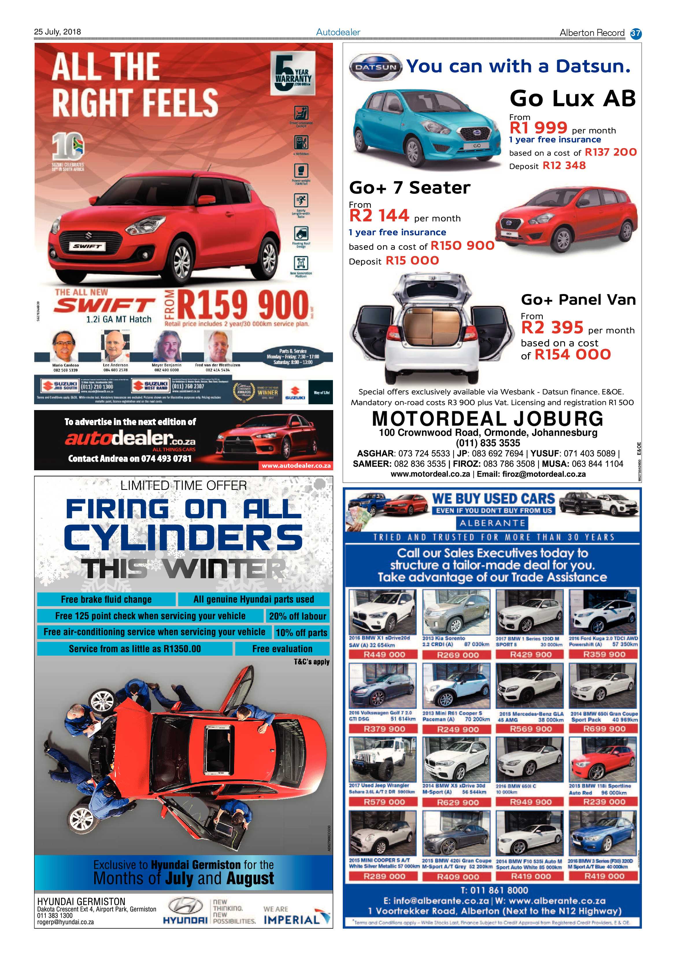 Alberton Record 25 July 2018 page 37