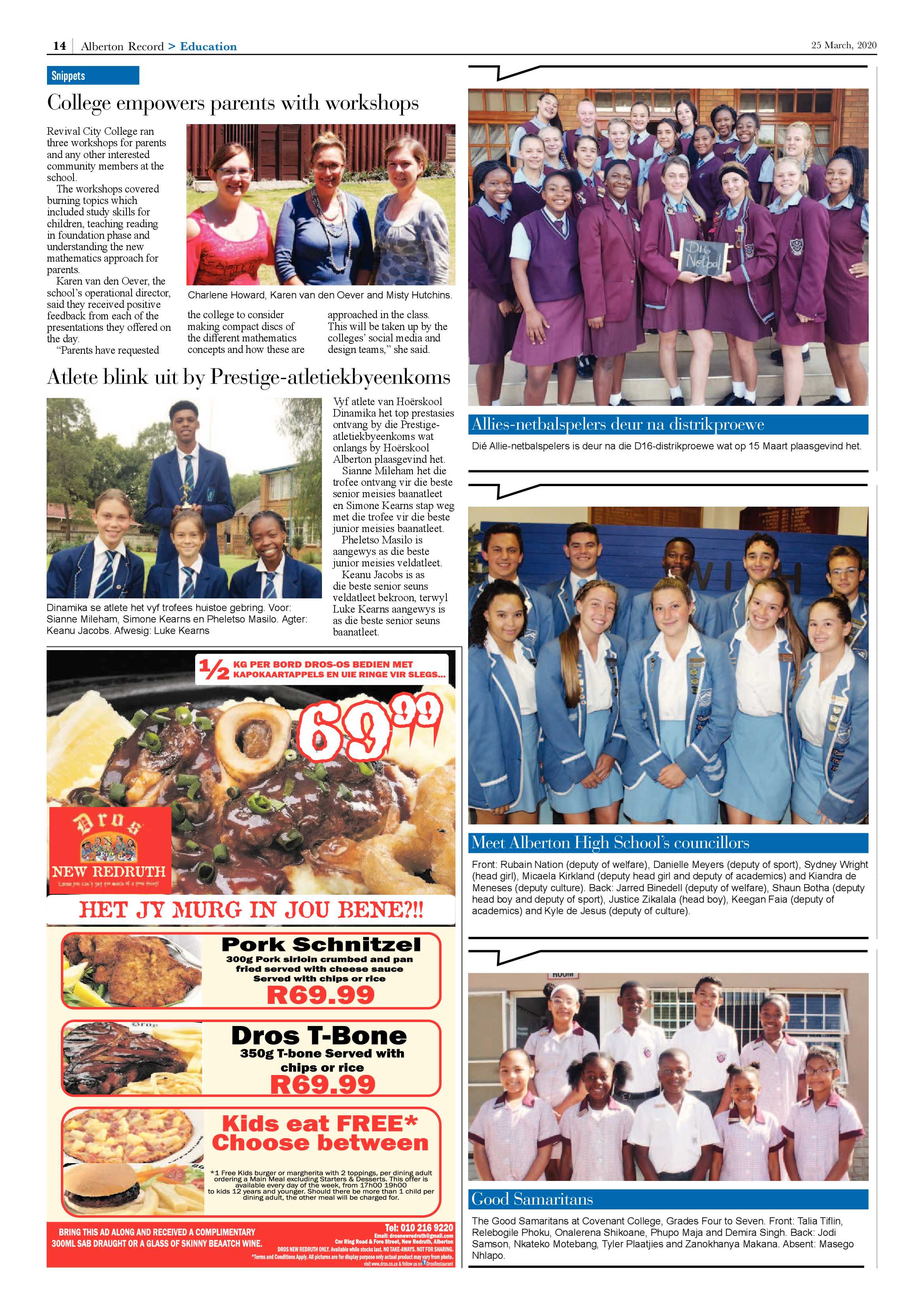 Alberton Record 25 March 2020 page 14