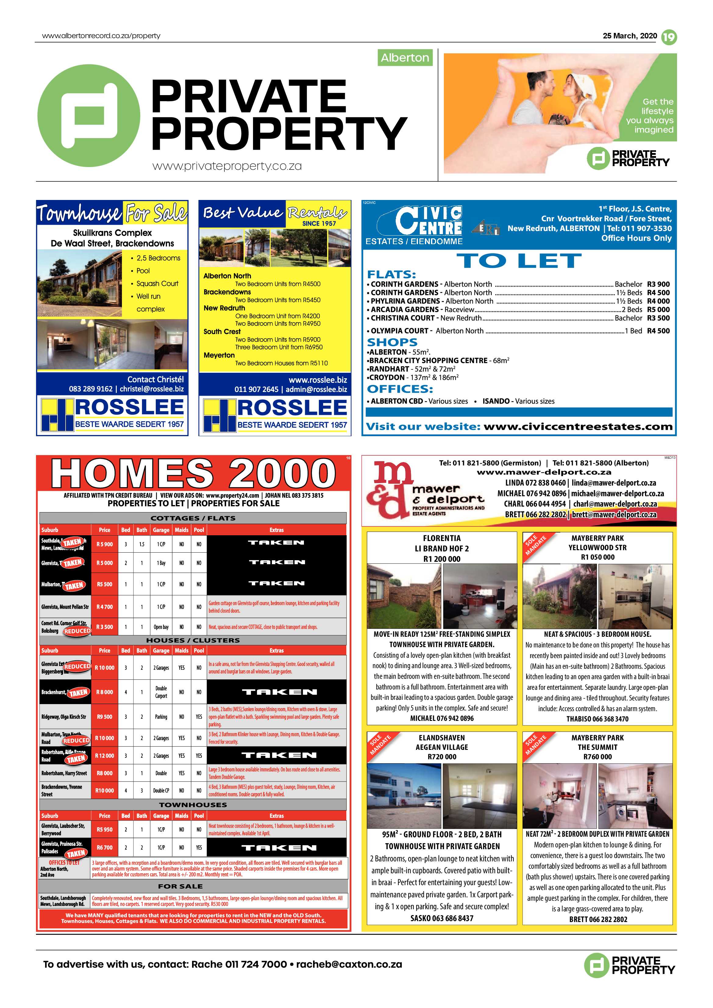 Alberton Record 25 March 2020 page 19