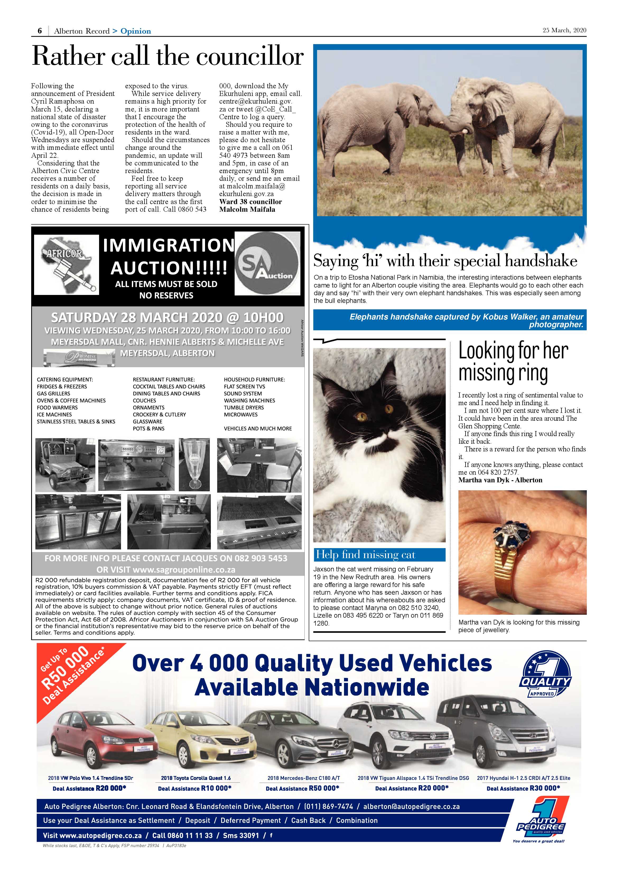 Alberton Record 25 March 2020 page 6