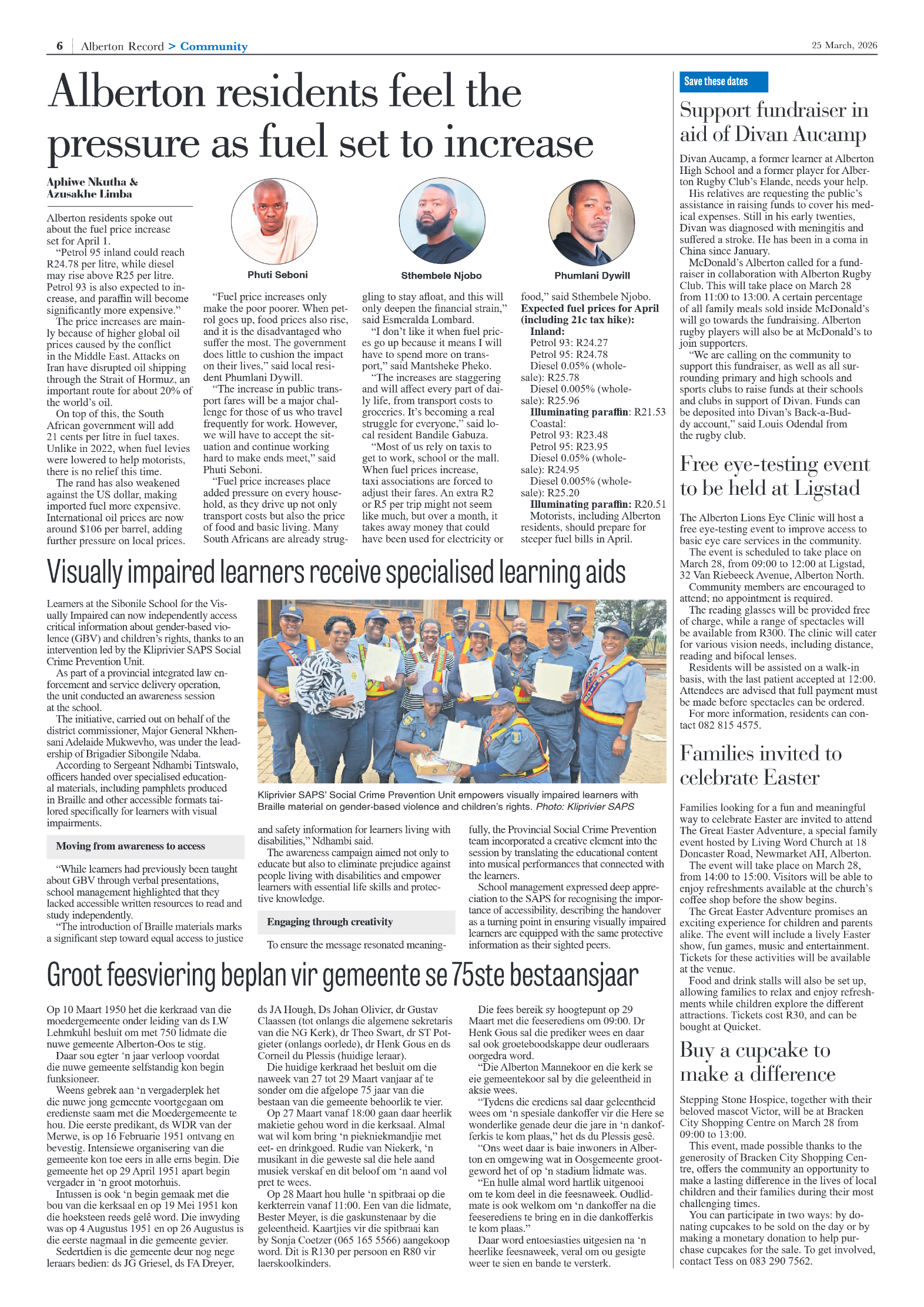 Alberton Record 25 March 2026 page 6