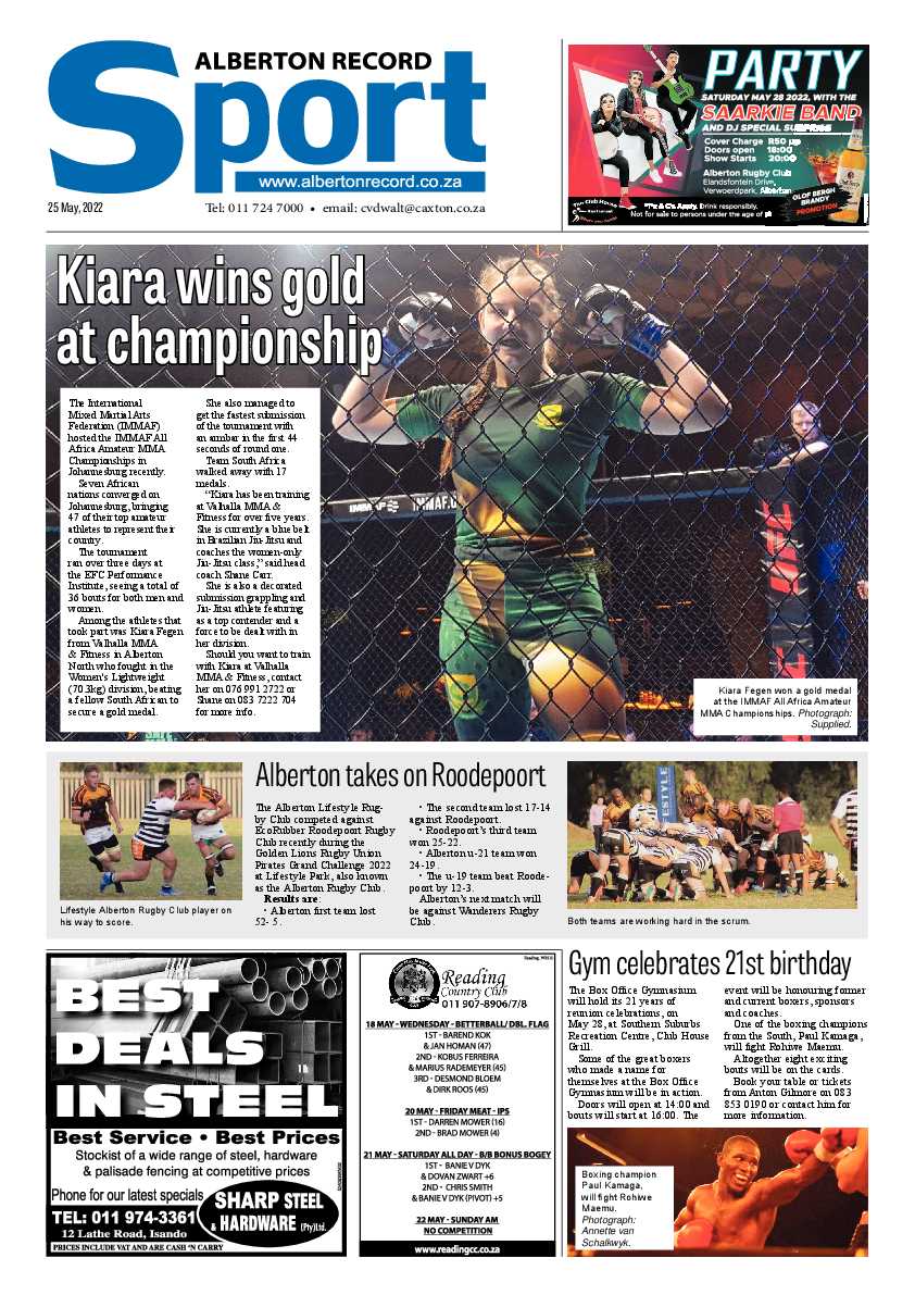 Alberton Record 25 May 2022 page 26