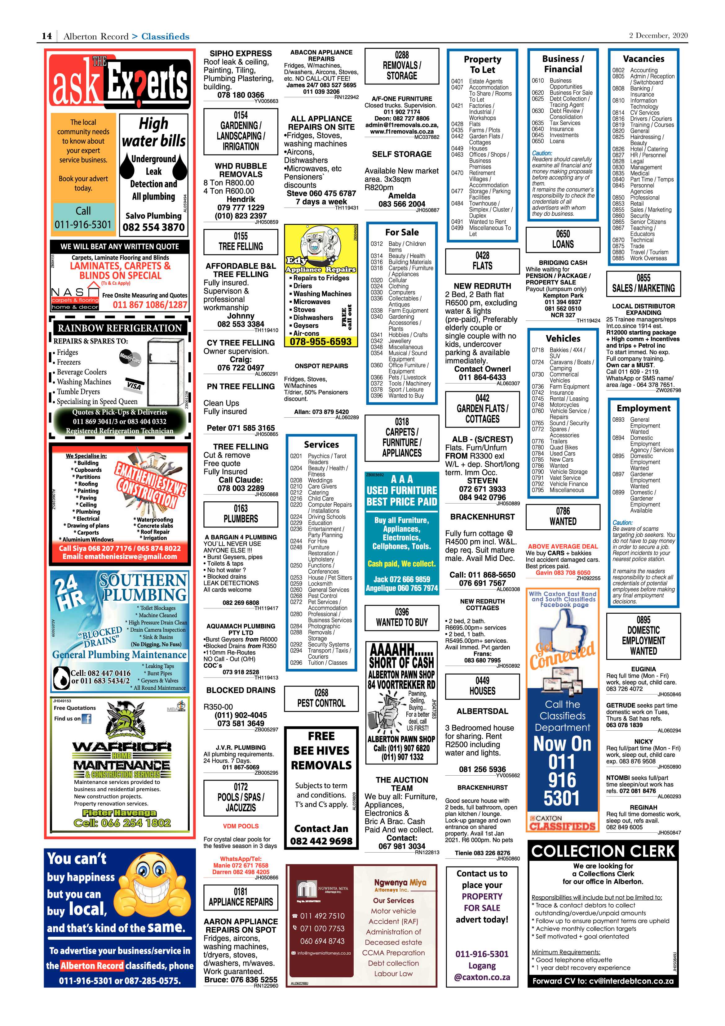 Alberton Record 02 December 2020 page 14