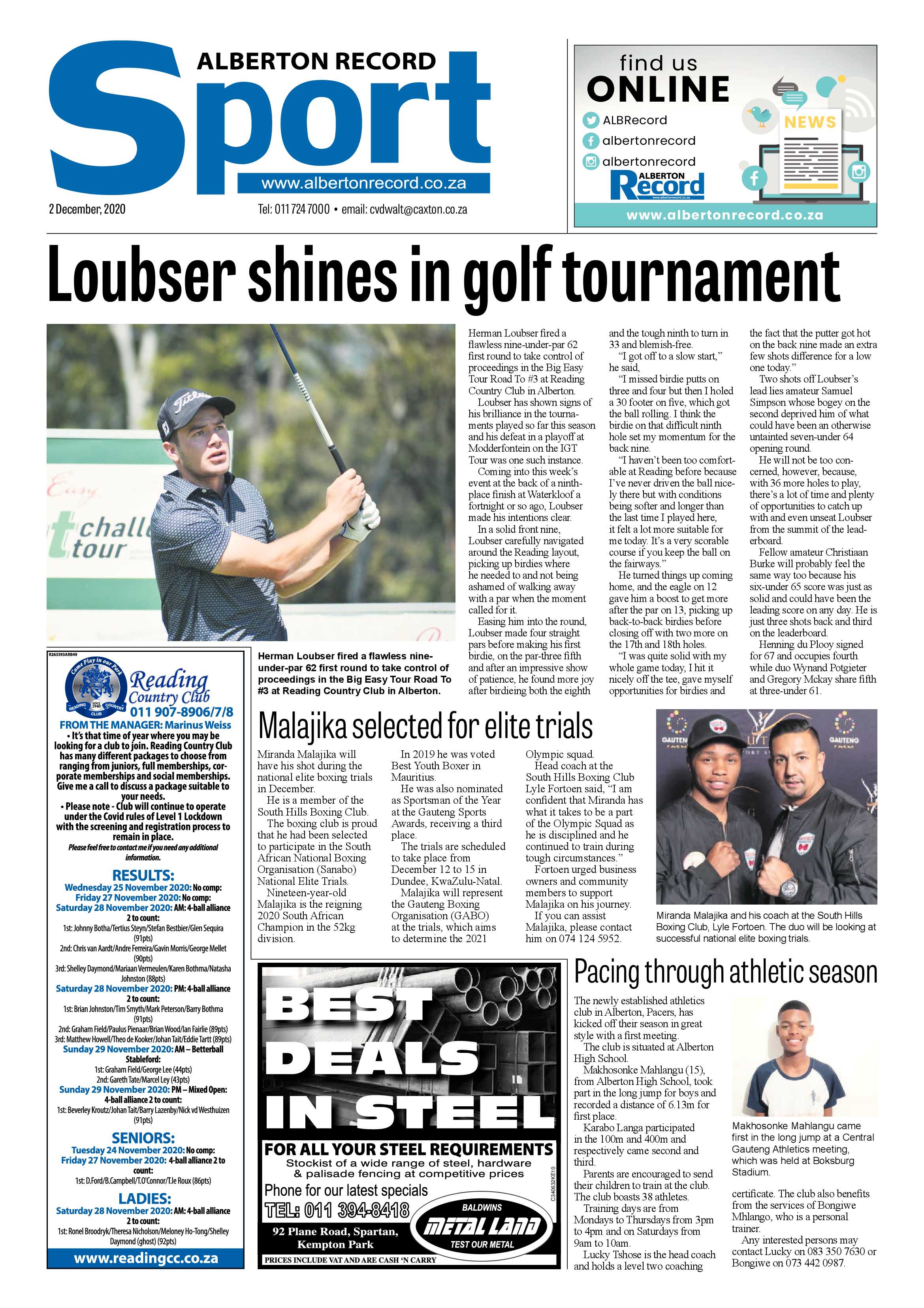 Alberton Record 02 December 2020 page 16