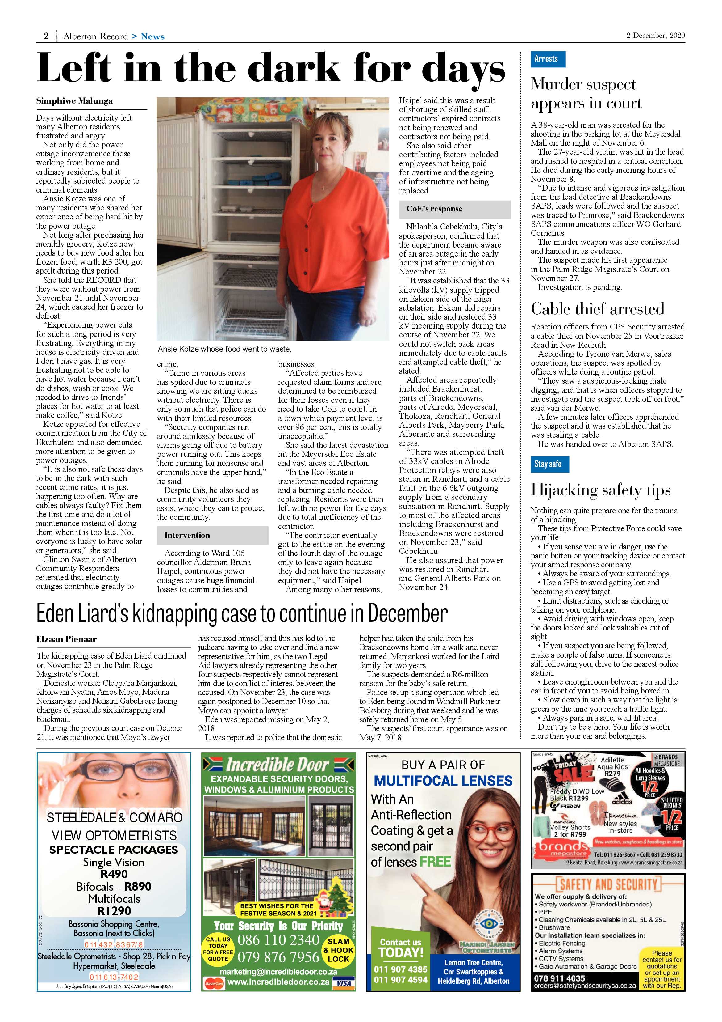 Alberton Record 02 December 2020 page 2