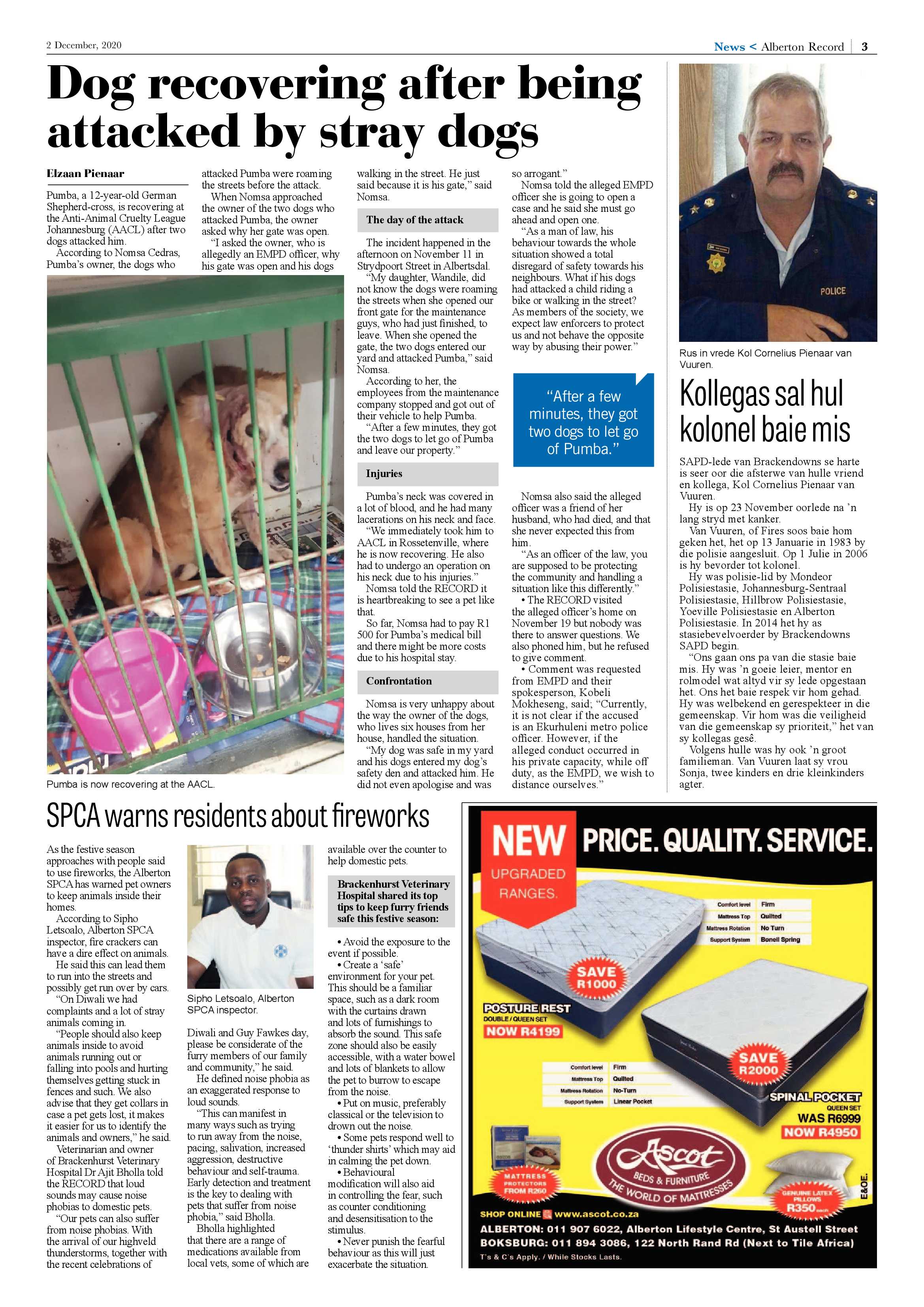 Alberton Record 02 December 2020 page 3