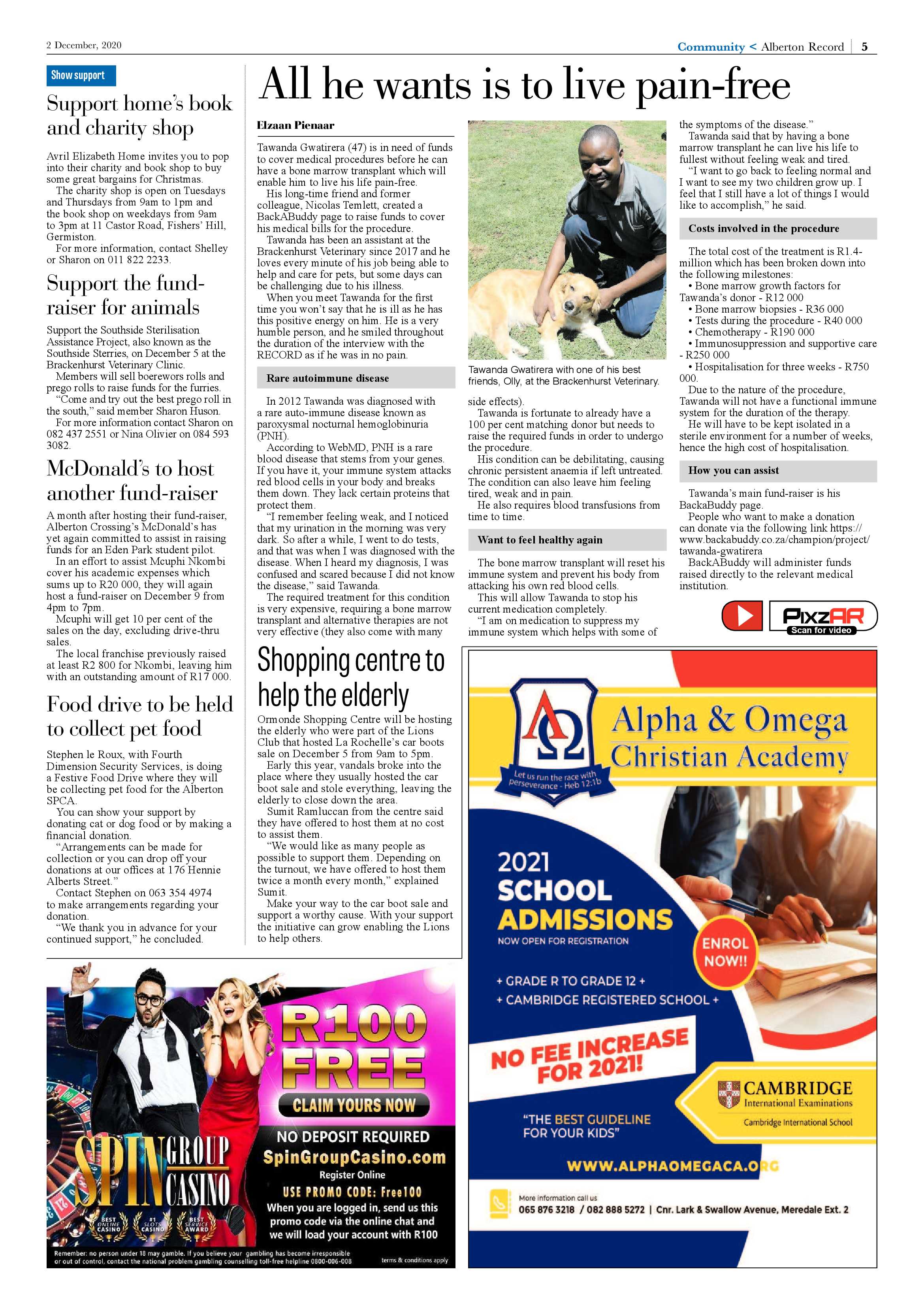Alberton Record 02 December 2020 page 5