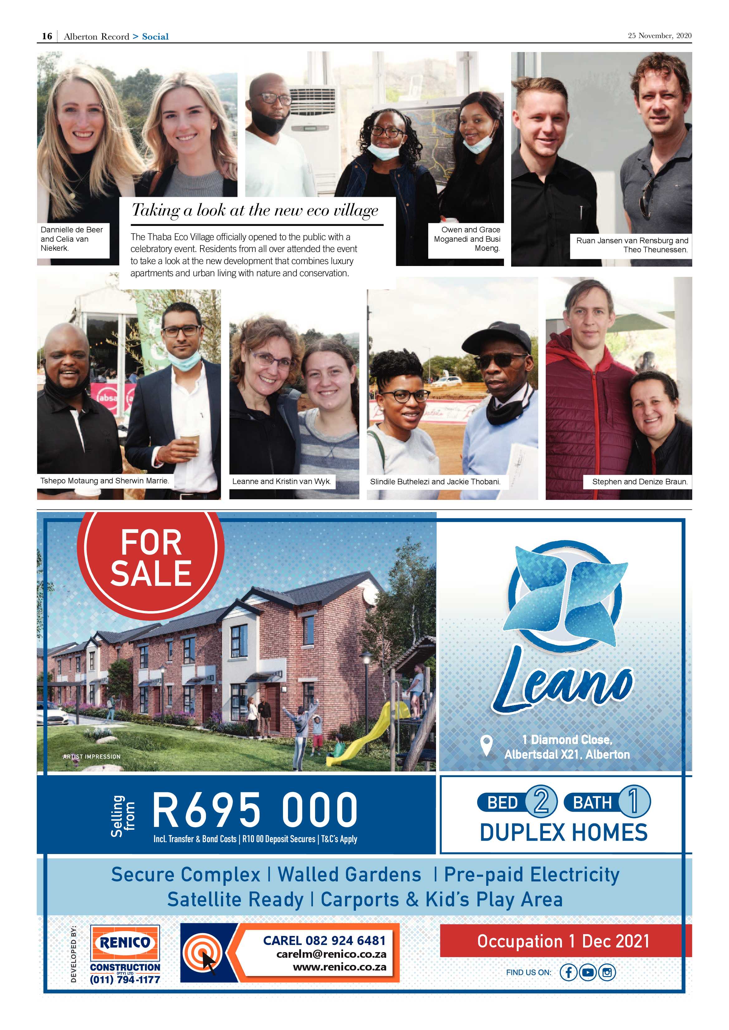 Alberton Record 25 November Alberton 2020 page 16