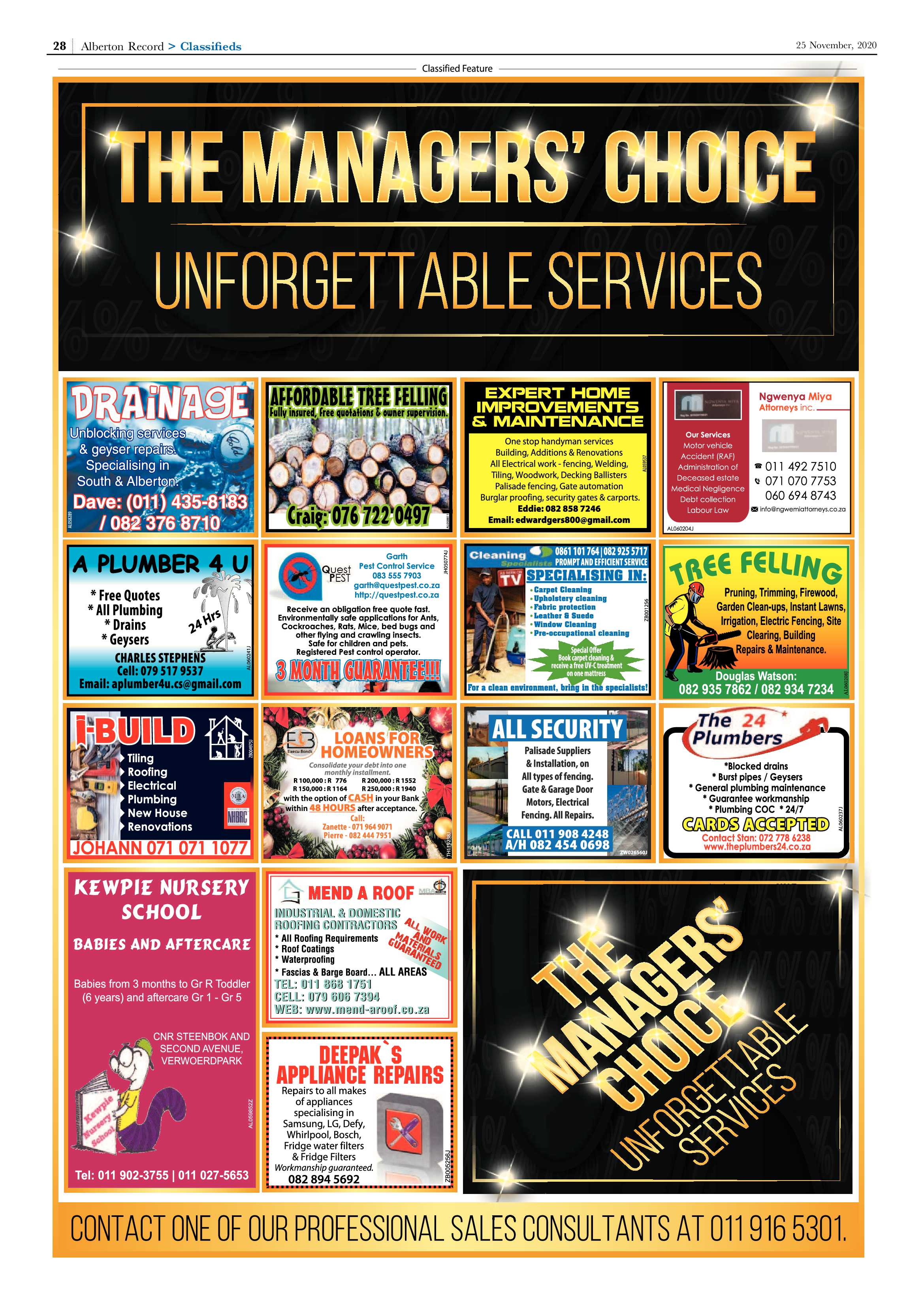 Alberton Record 25 November Alberton 2020 page 28