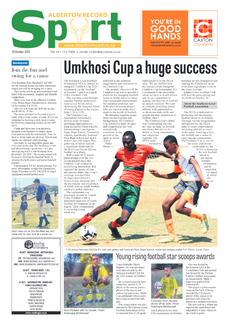 Alberton Record 25 October 2023 page 16