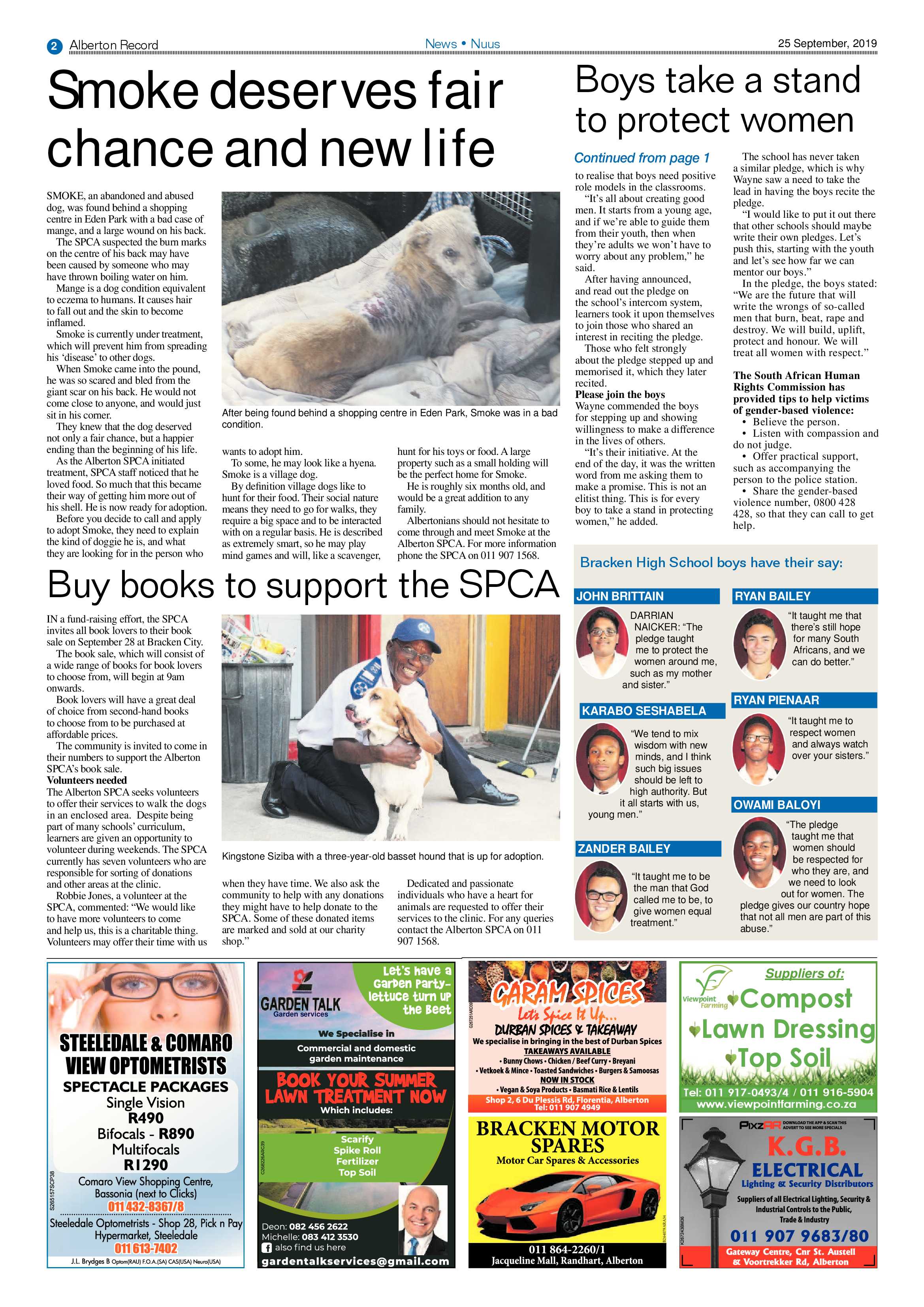 Alberton Record 25 September 2019 page 2