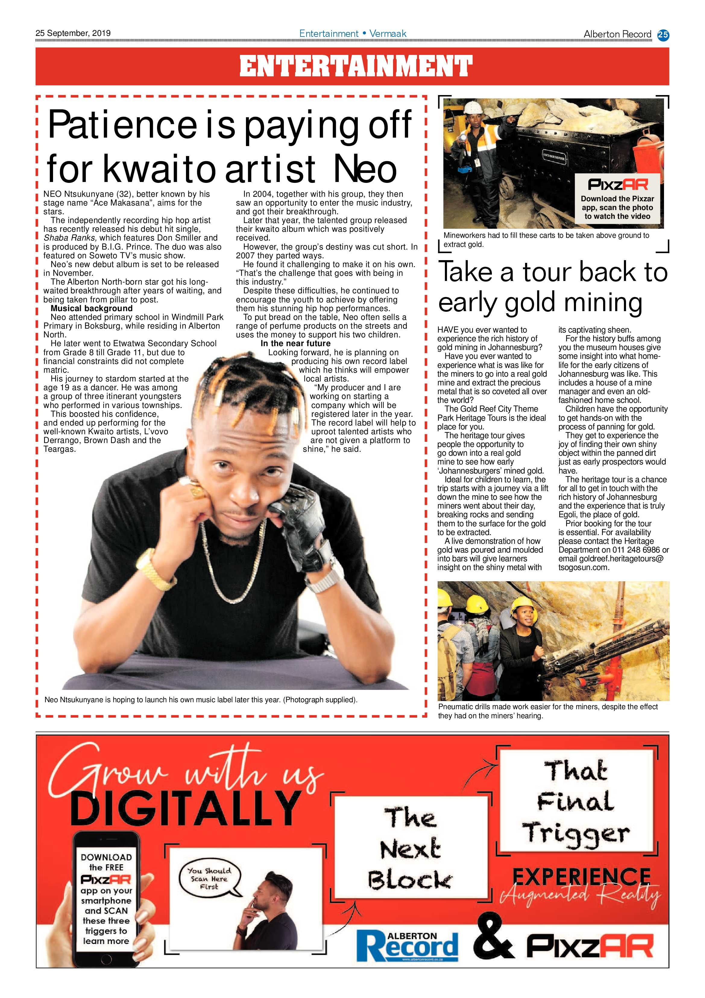 Alberton Record 25 September 2019 page 25