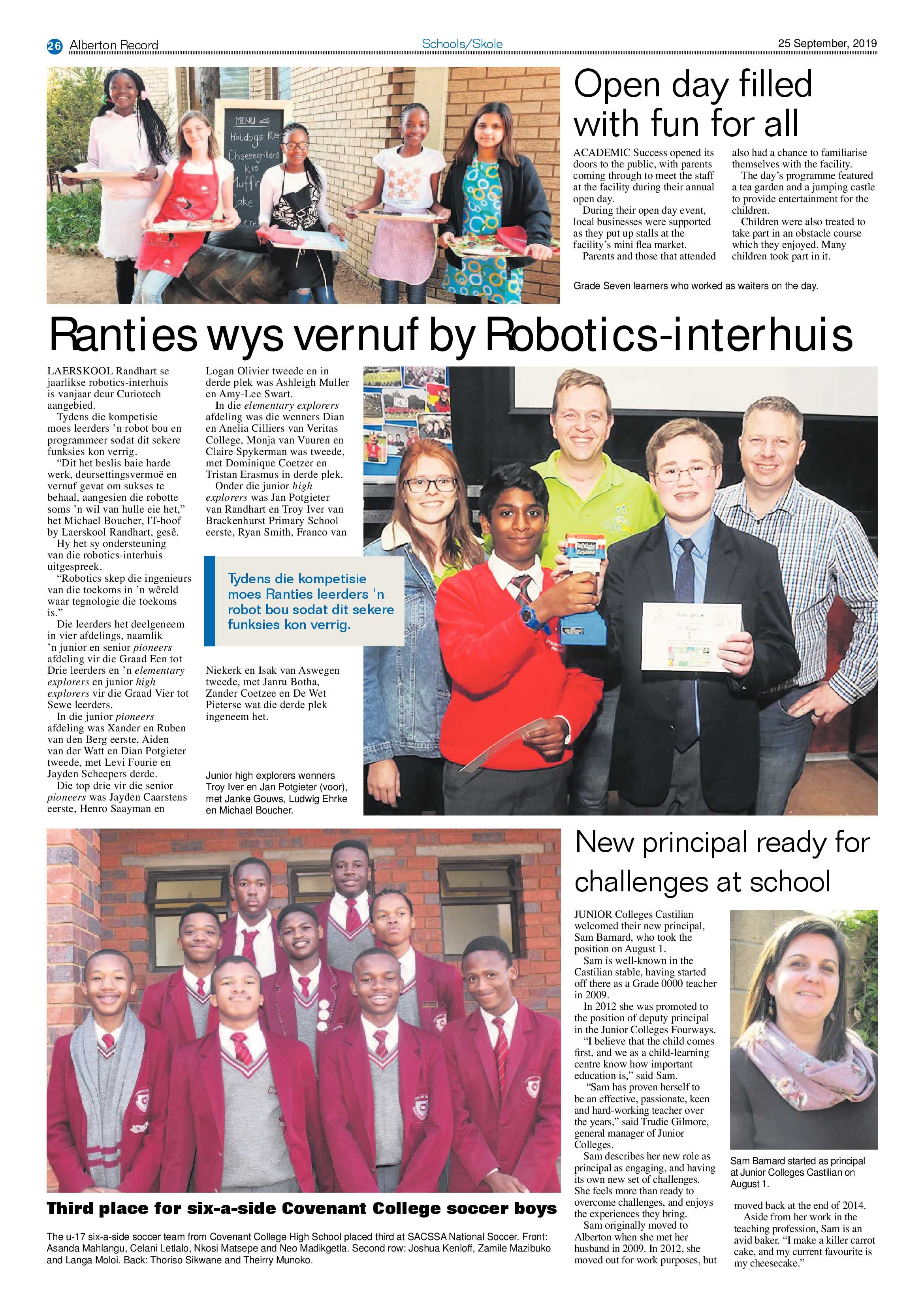 Alberton Record 25 September 2019 page 26